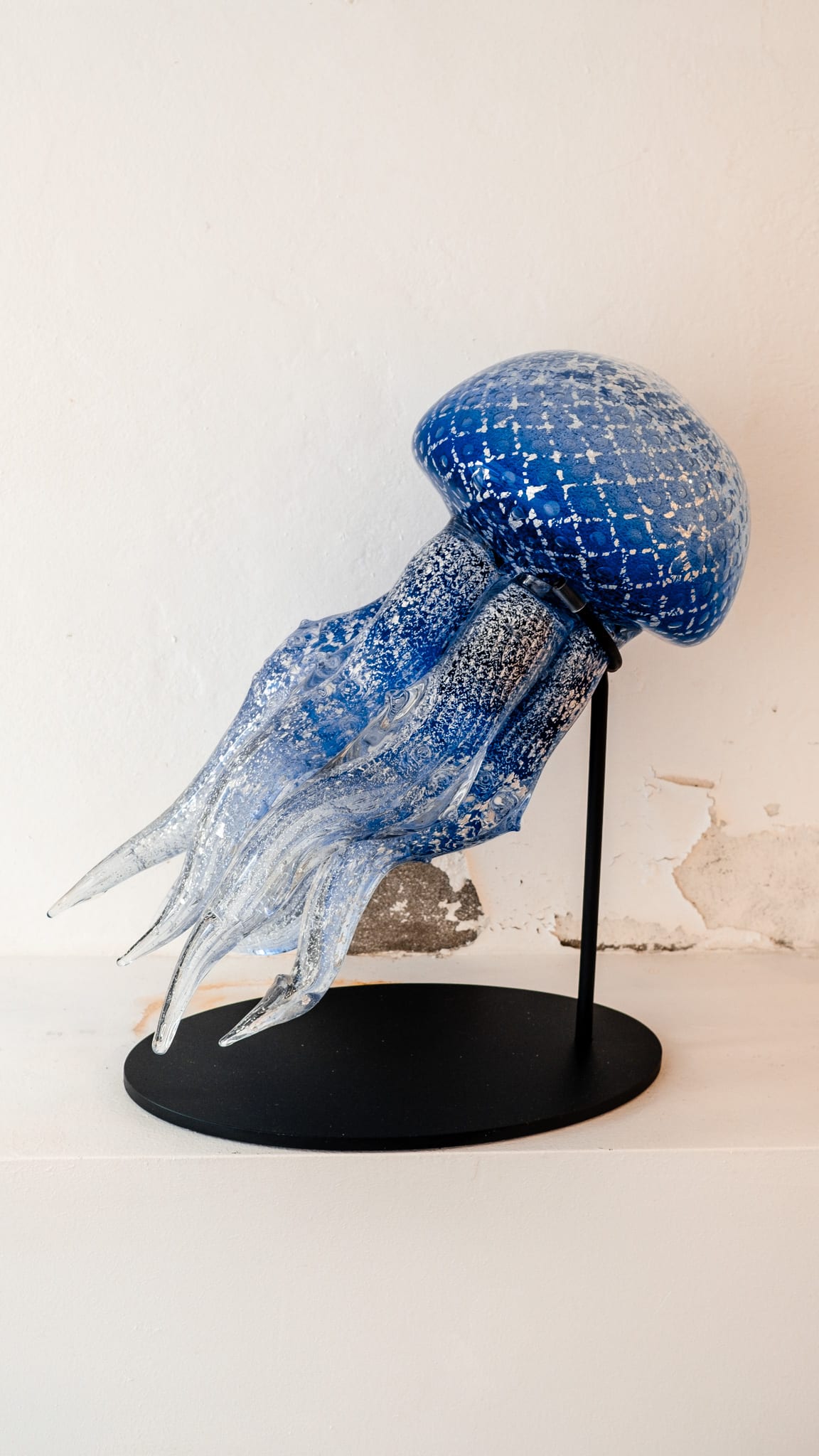 Meduse en verre de Murano