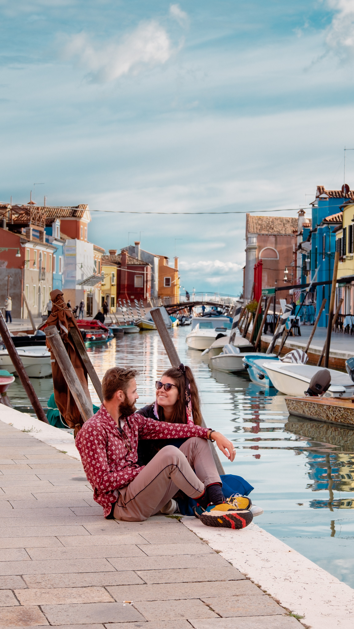 Photo de couple à Burano