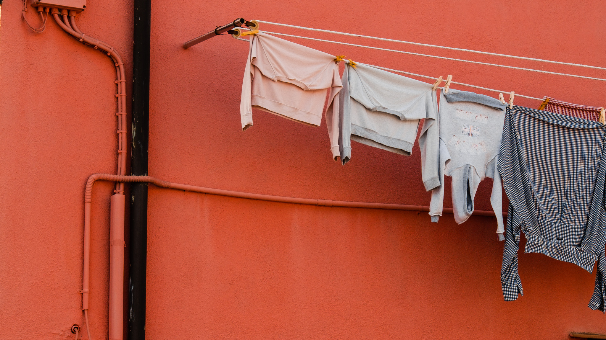 Façade de maison à Burano