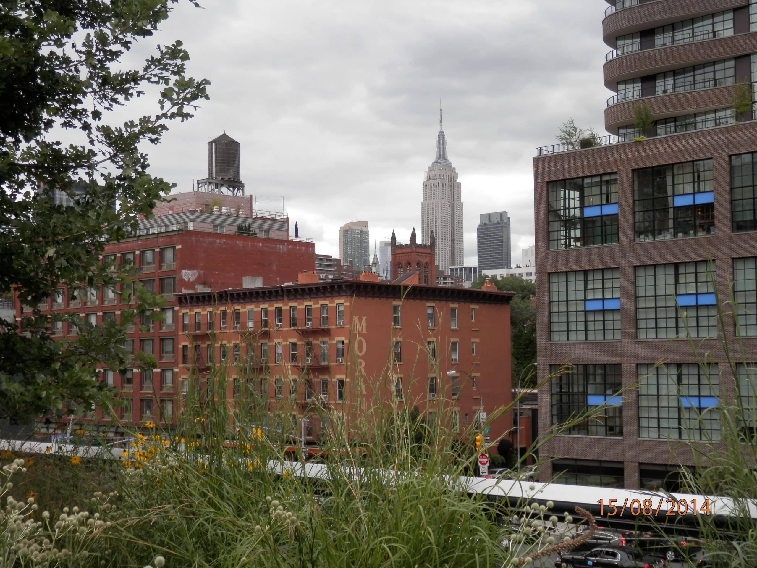 Empire State Building en fond de ce recit de voyage