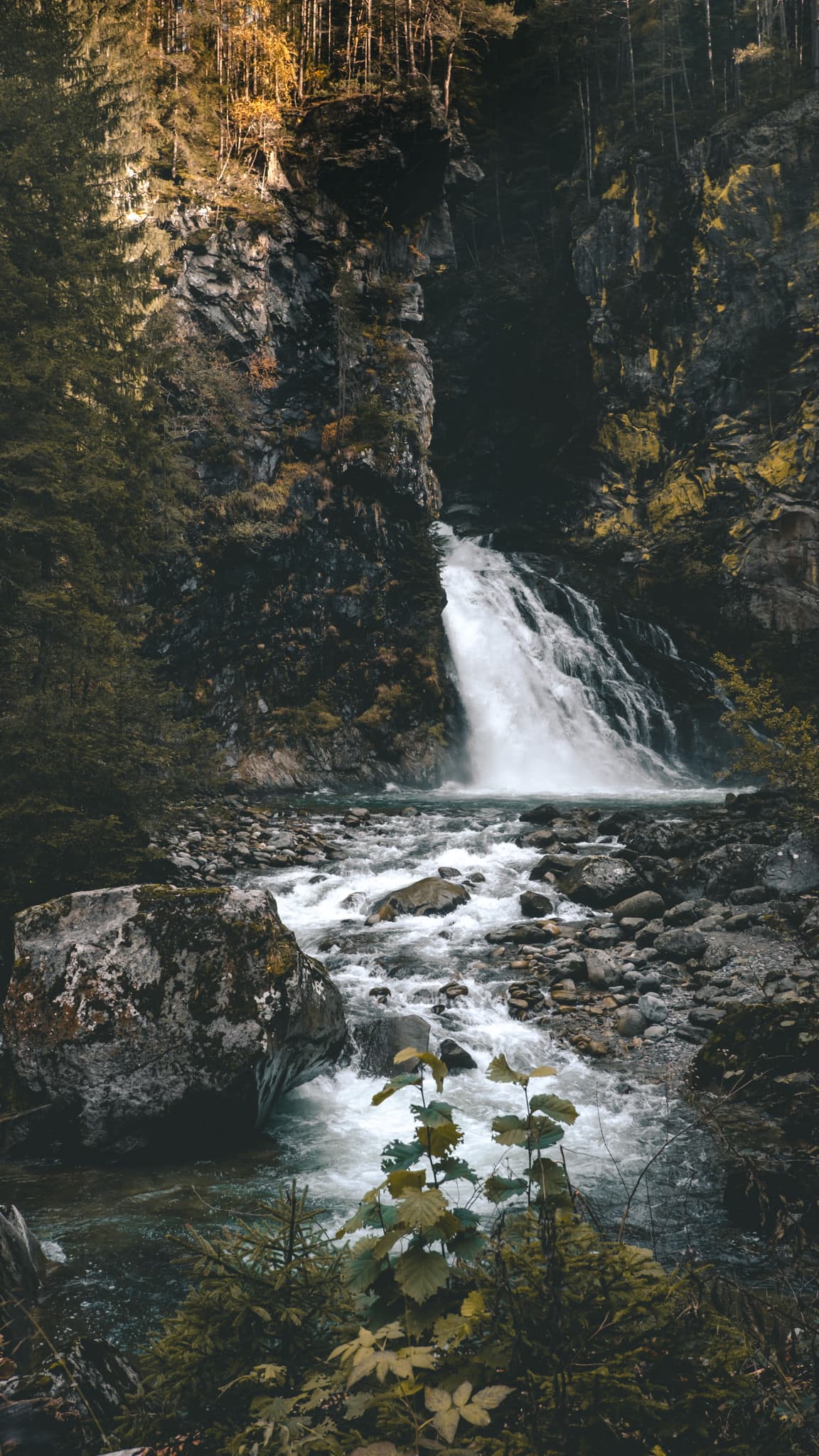 Deuxième cascade lors de la randonnée des 3 cascades de Riva