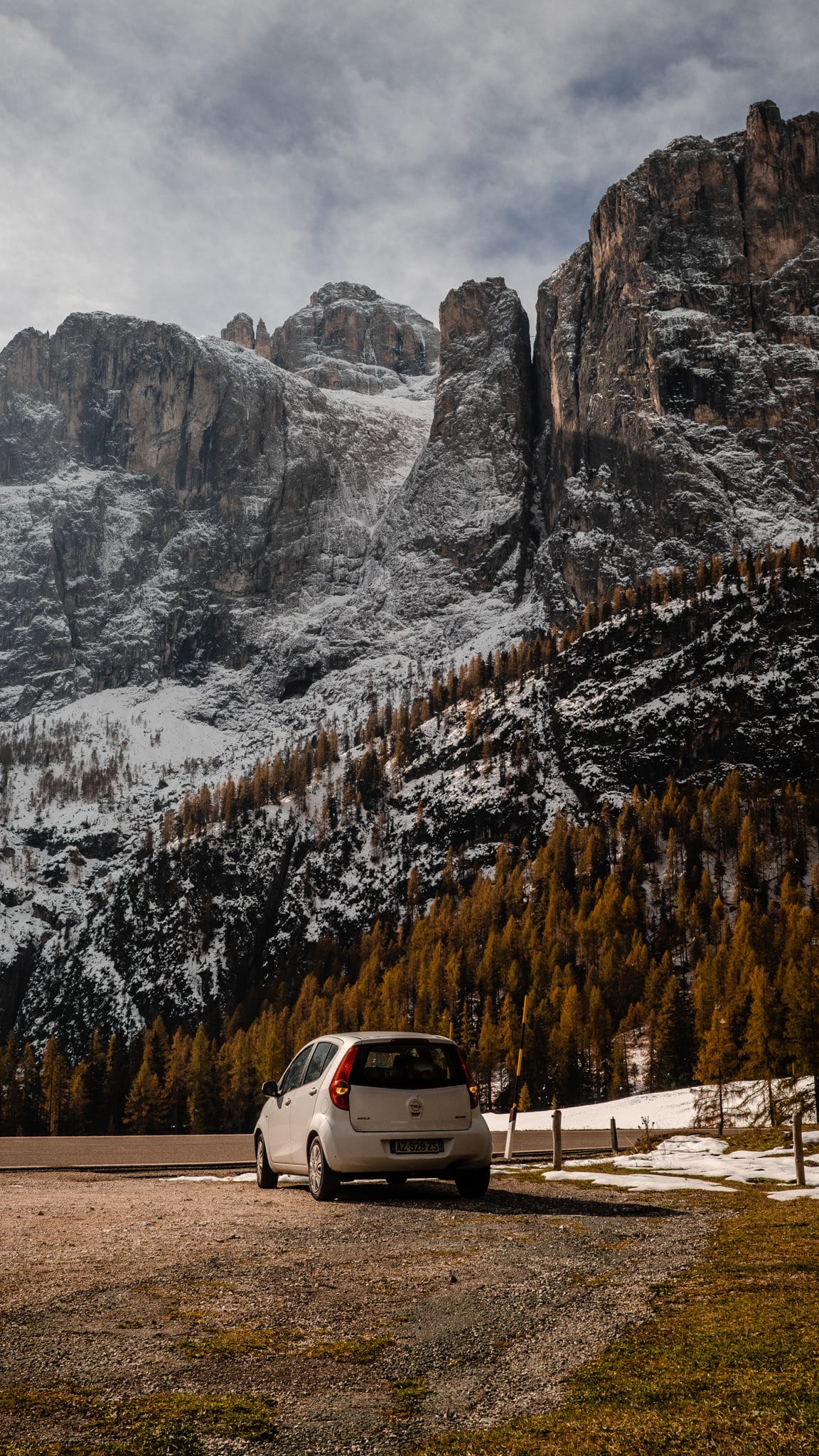 Les paysages sont magnifiques sur la route des Dolomites