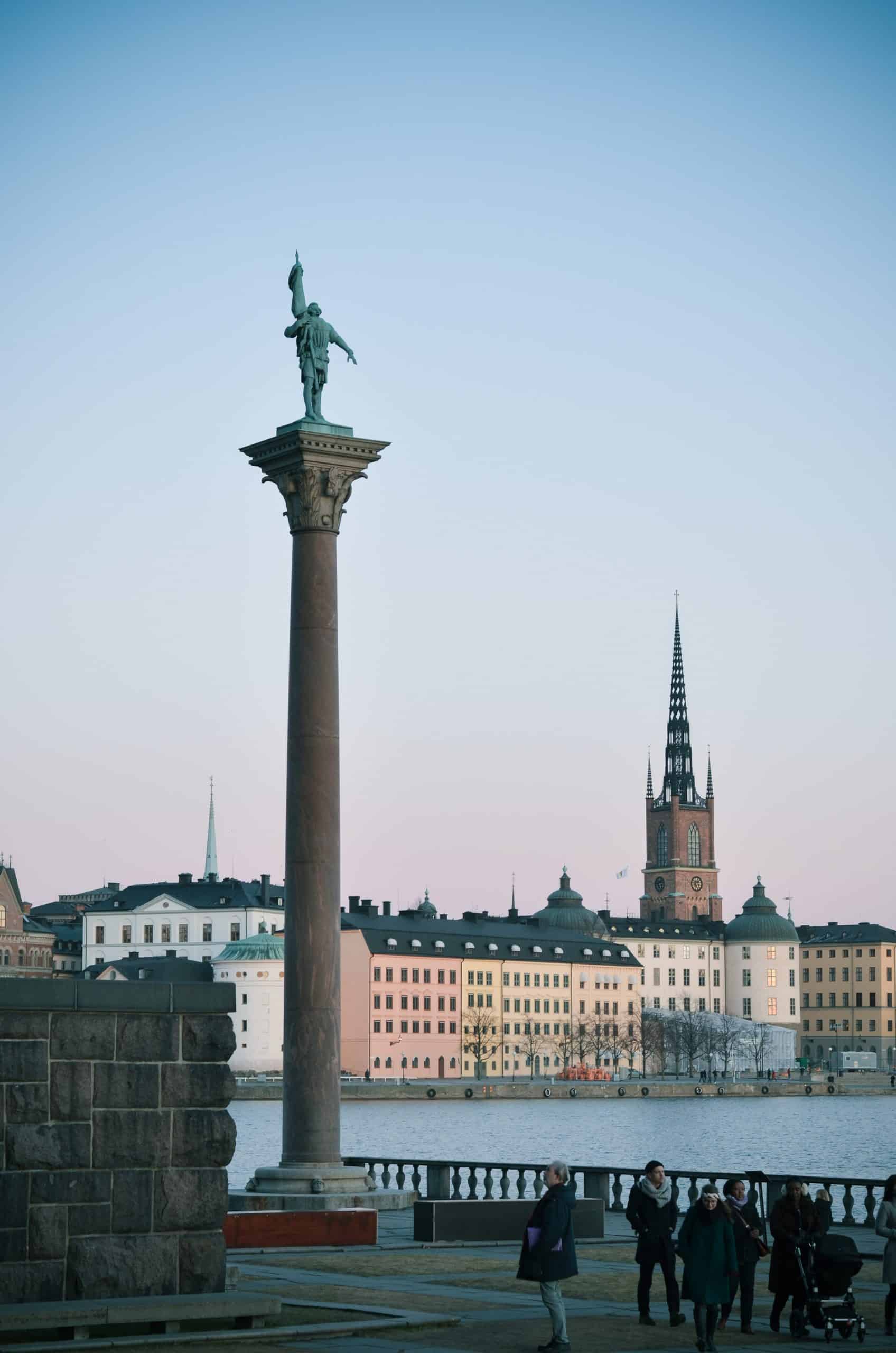 Vue du Stadhuset sur Gamla Stan