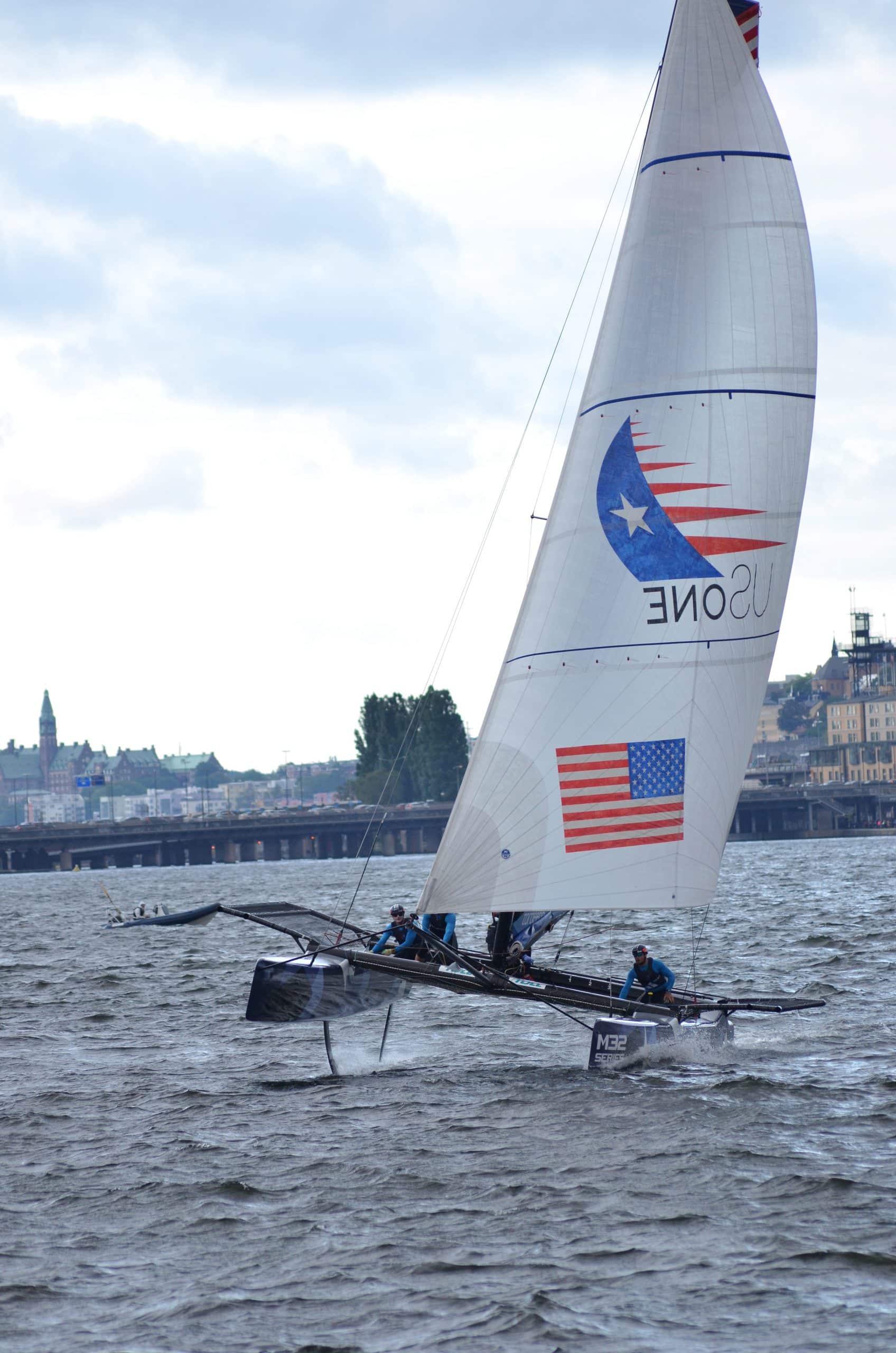 Regate dans la baie de Stockholm