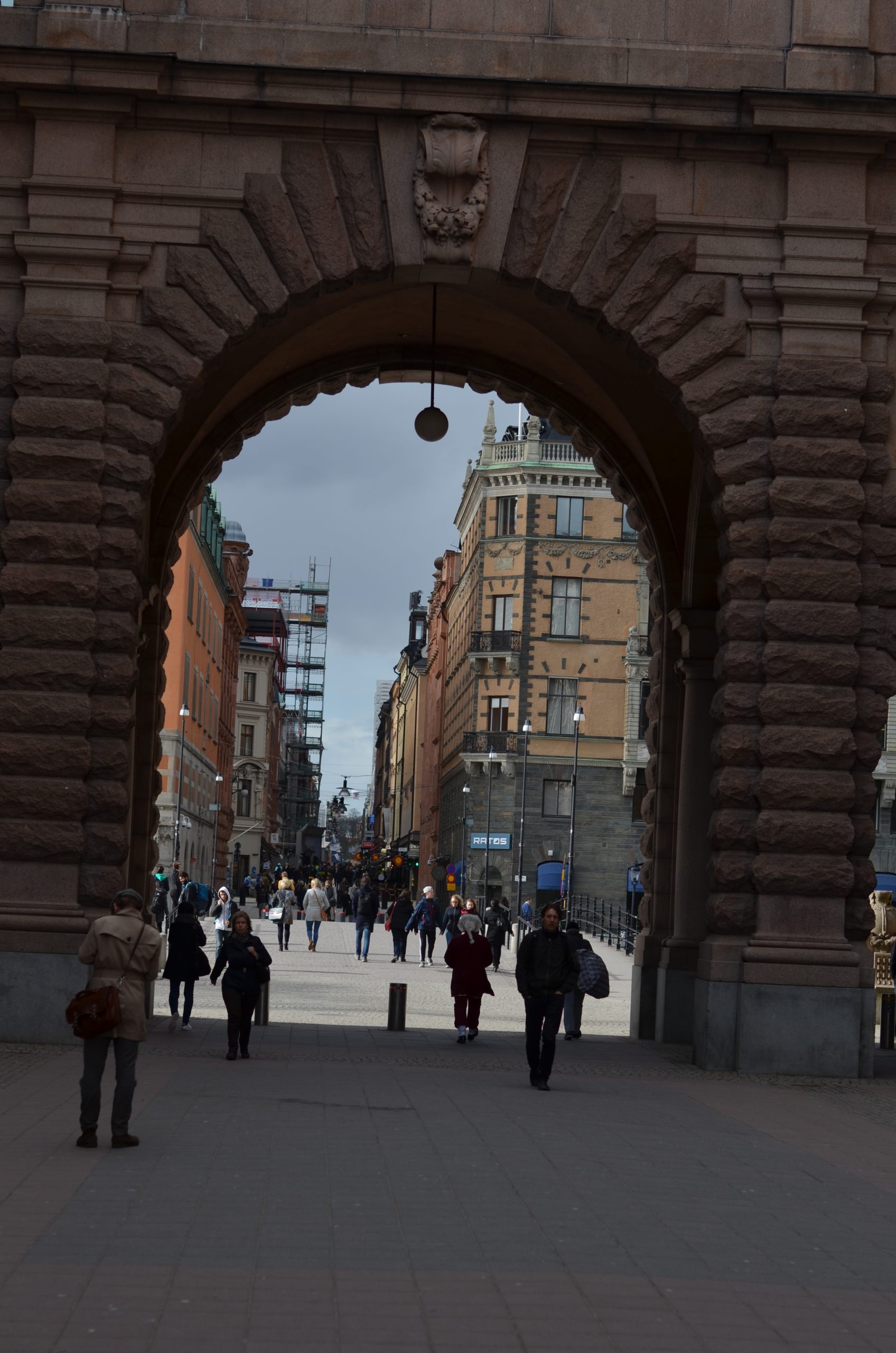 Entrée du parlement suédois stockholm