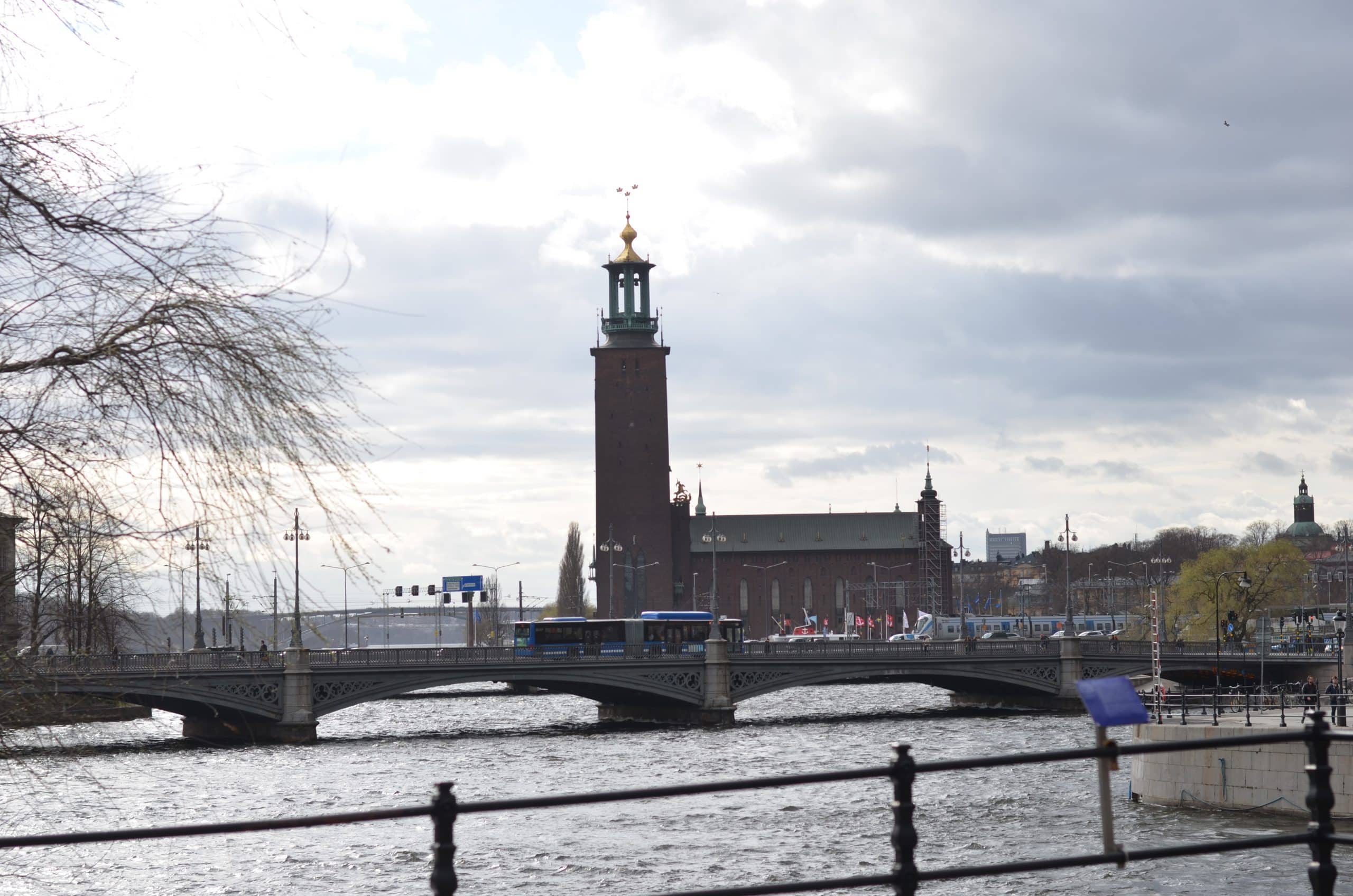 La tour du Stadhuset, Stockholm