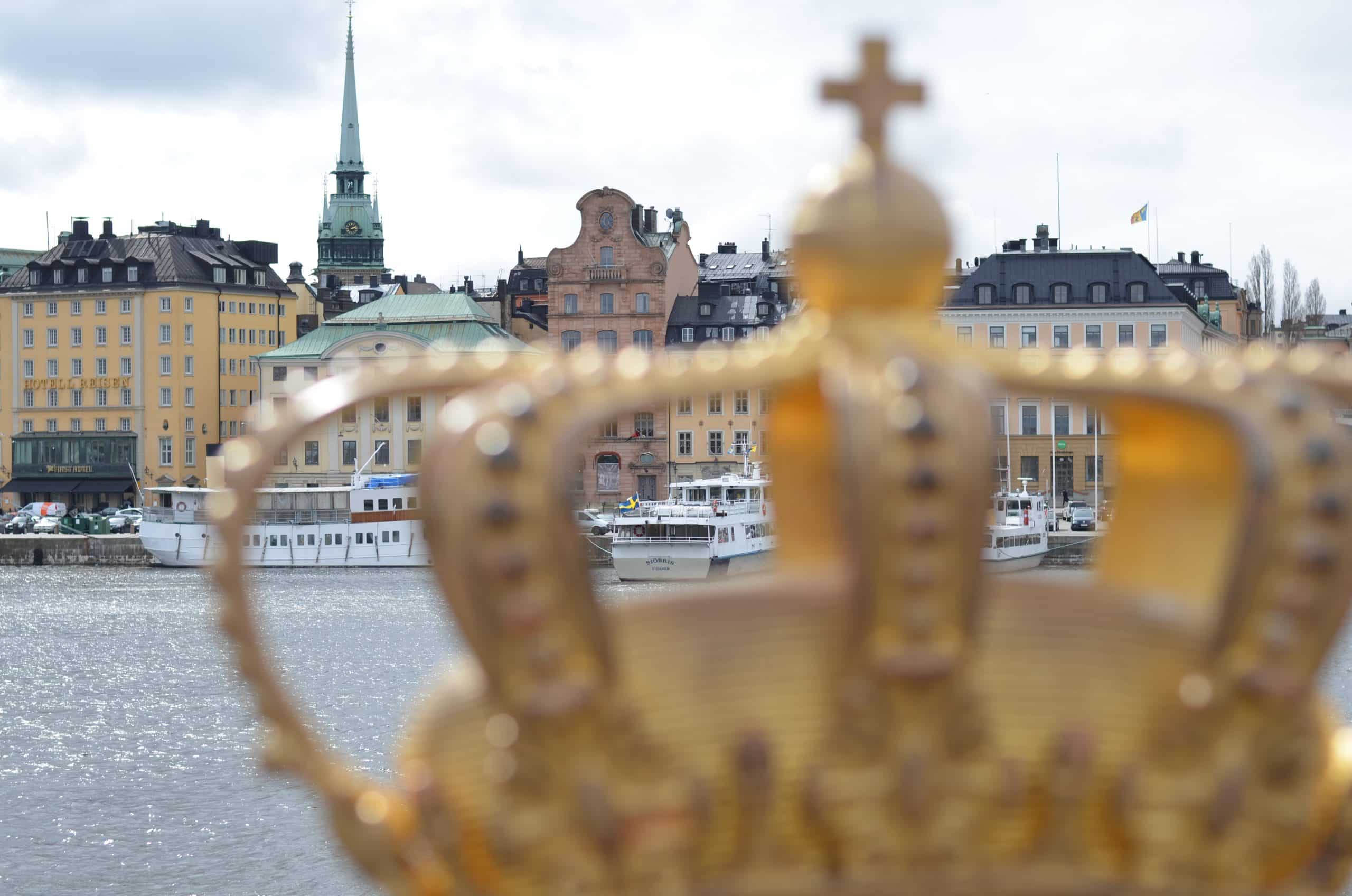 Couronne, symbole de la Suède