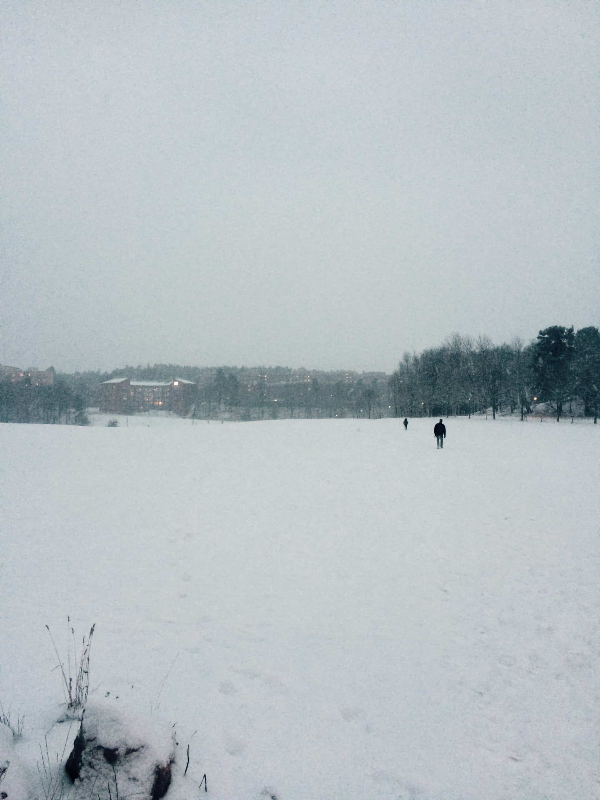 Lappis sous la neige, Stockholm en hiver