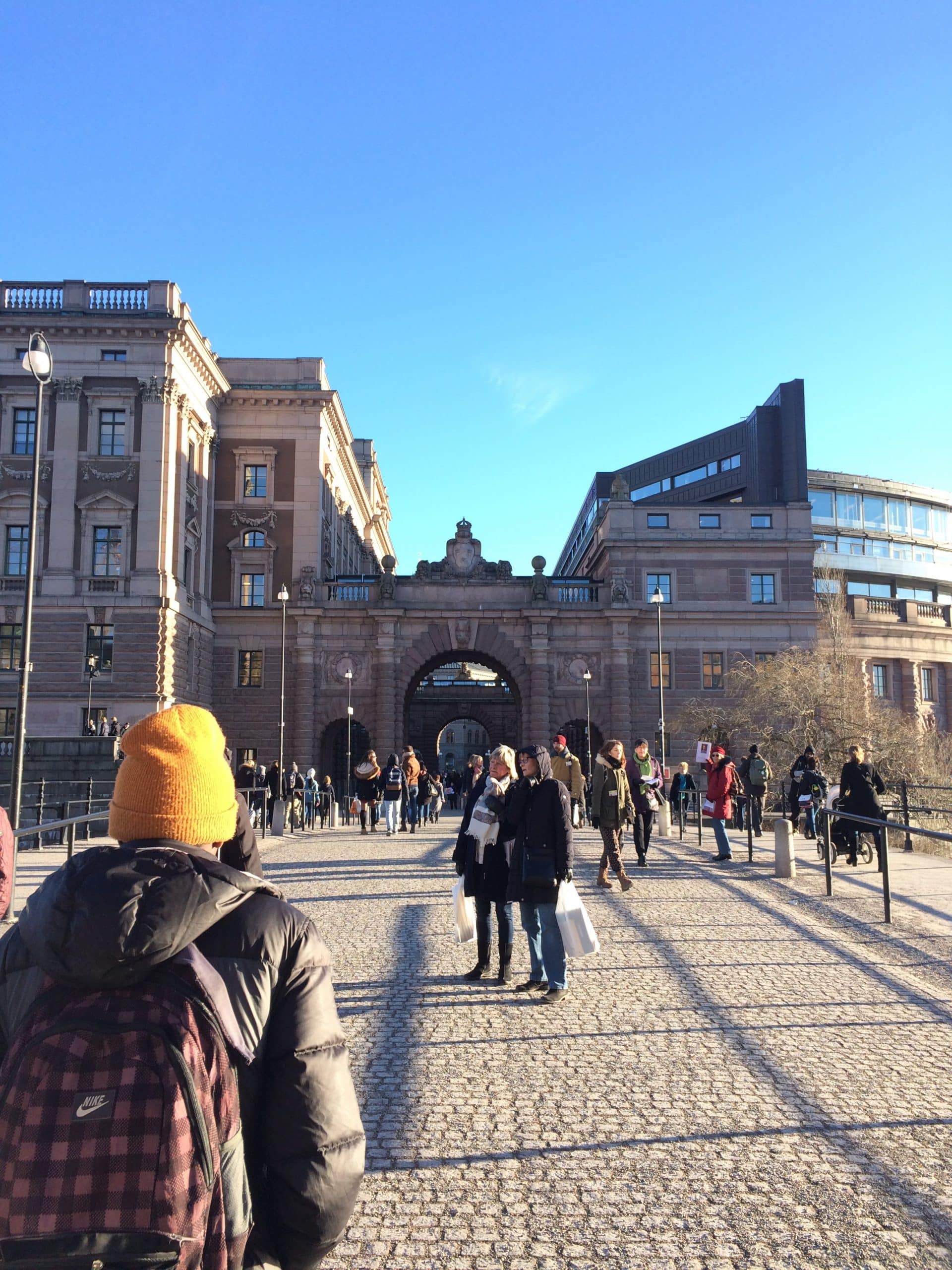 Pont du parlement, Stockholm