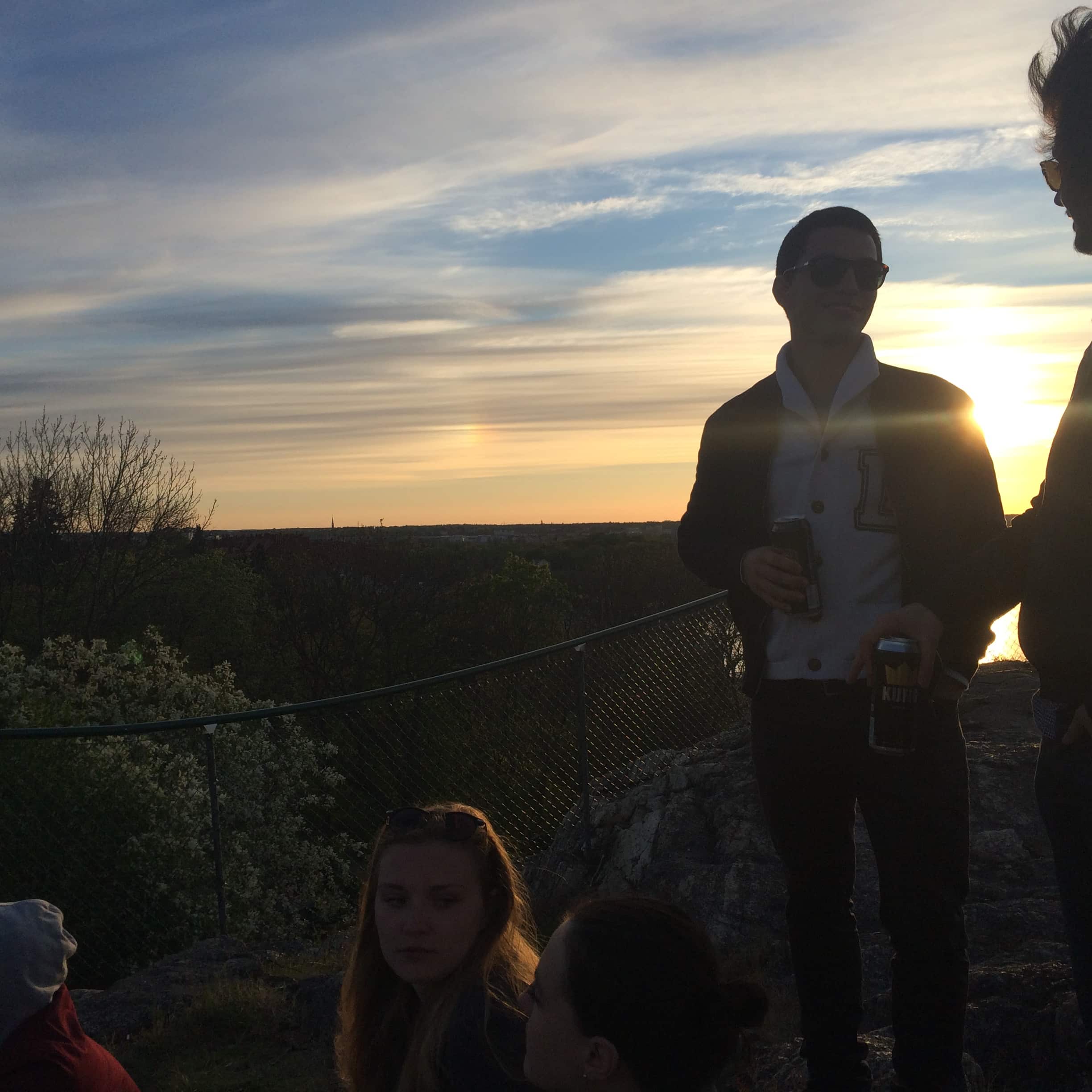 Apéro au Skinnarviksberget, Stockholm