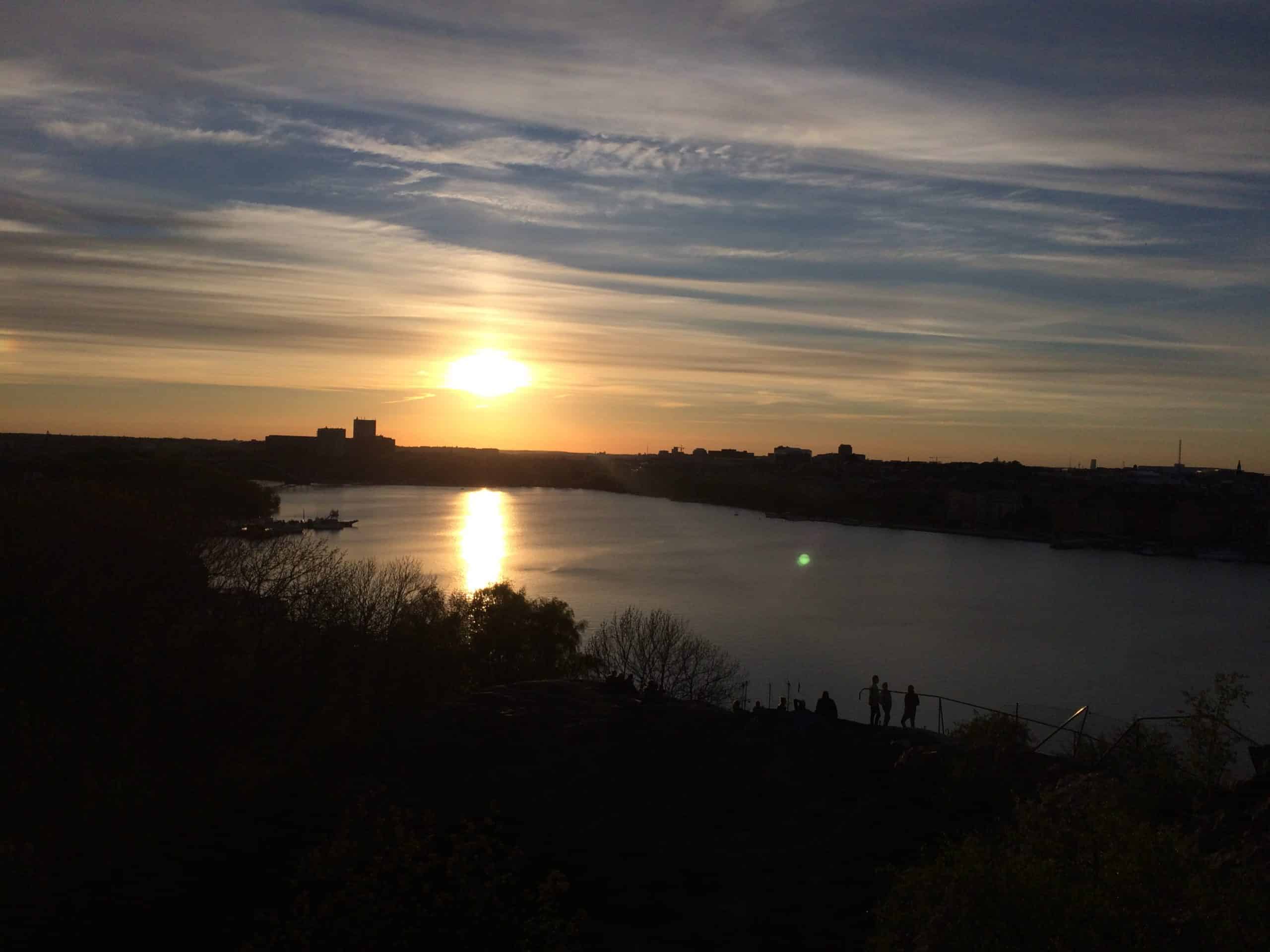 Vue depuis Skinnarviksberget, Stockholm