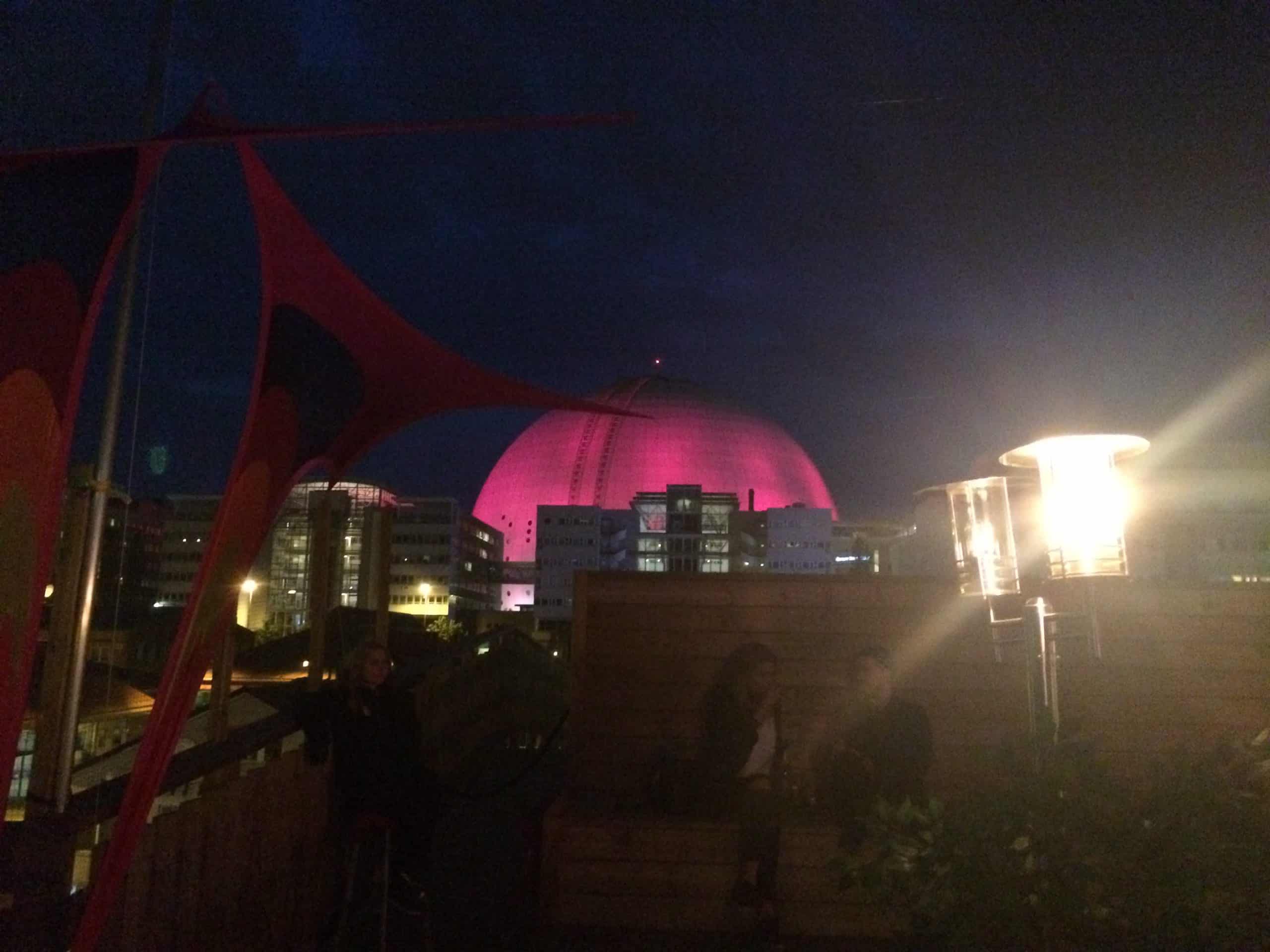 Ericsson Globe depuis le Slakhuset