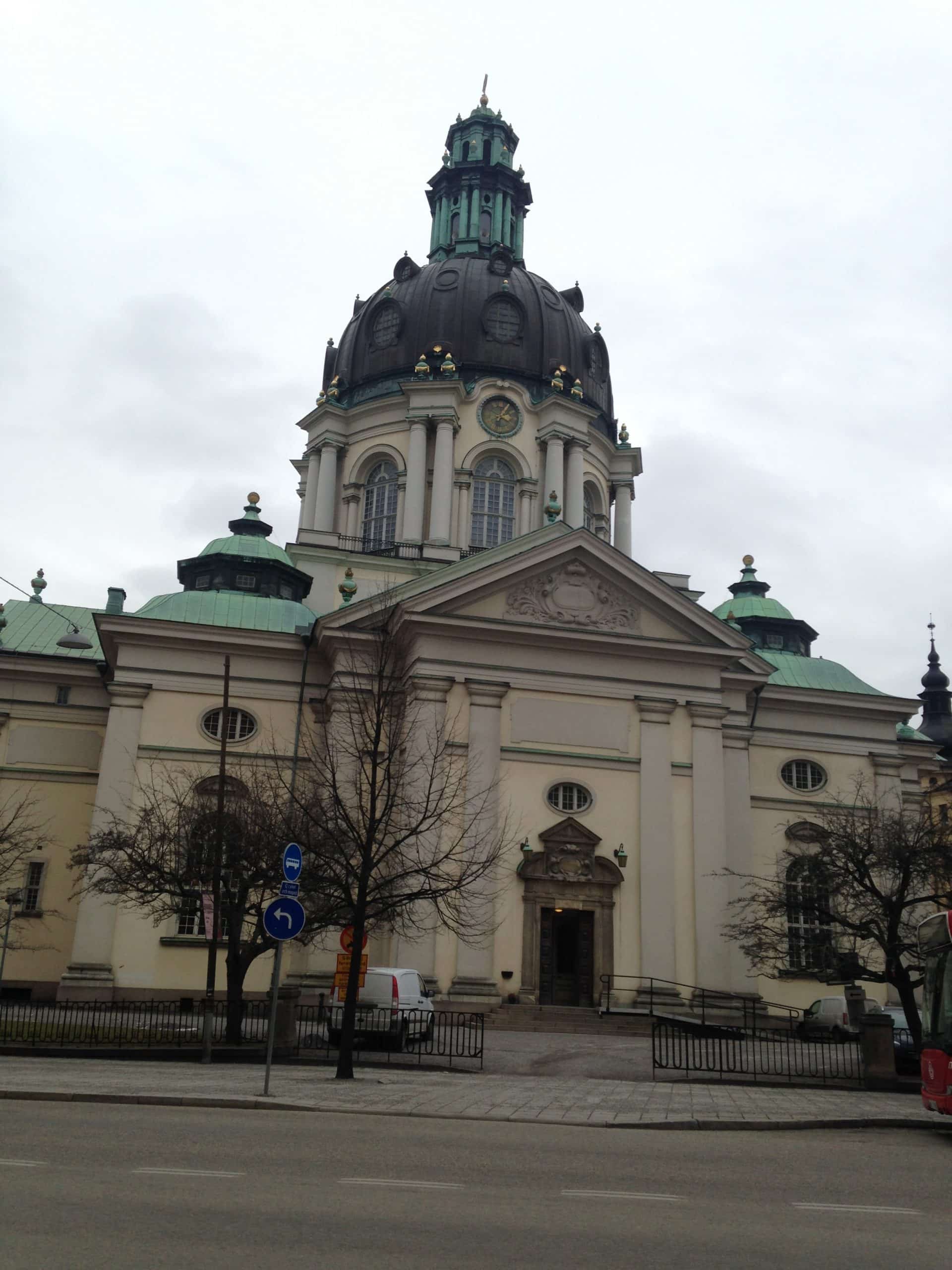 Face de l'Église Hedwige-Éléonore à Stockholm