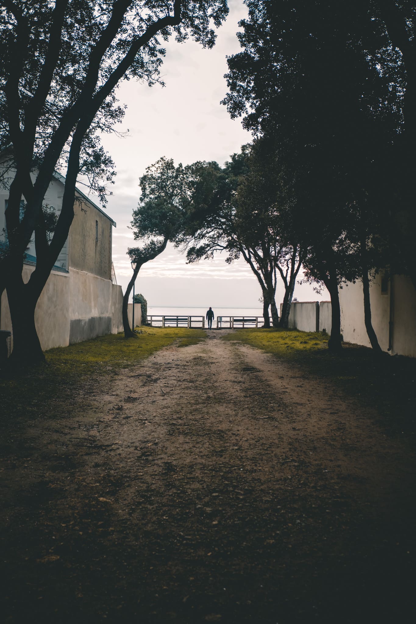 Cadre naturel pour portrait lors de notre visite à Fouras