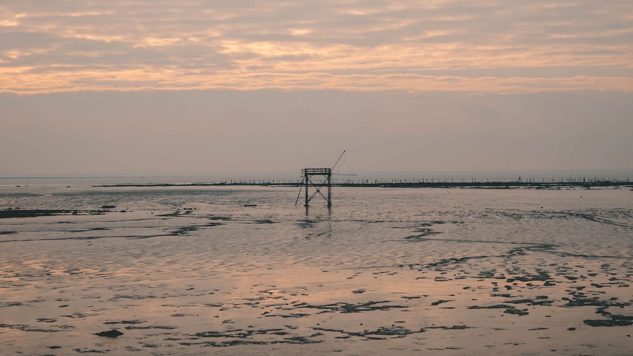 a visiter à fouras : les carrelets