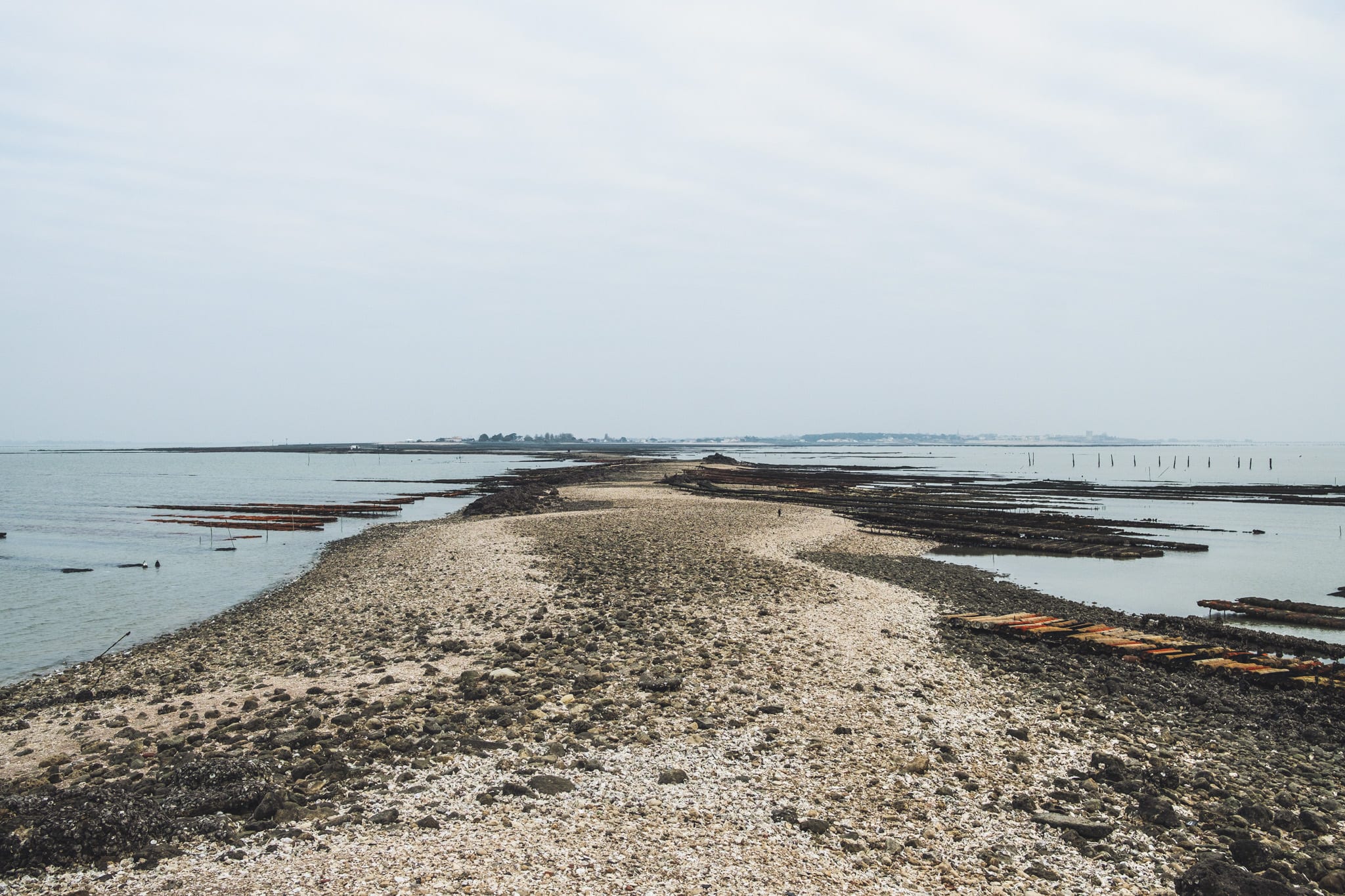 Paysage aride à Fouras