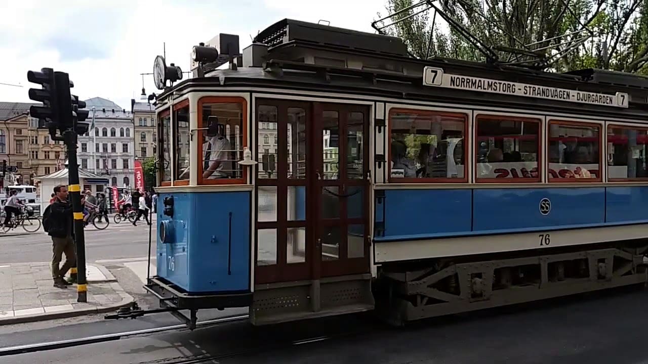Vieux Tram de Stockholm