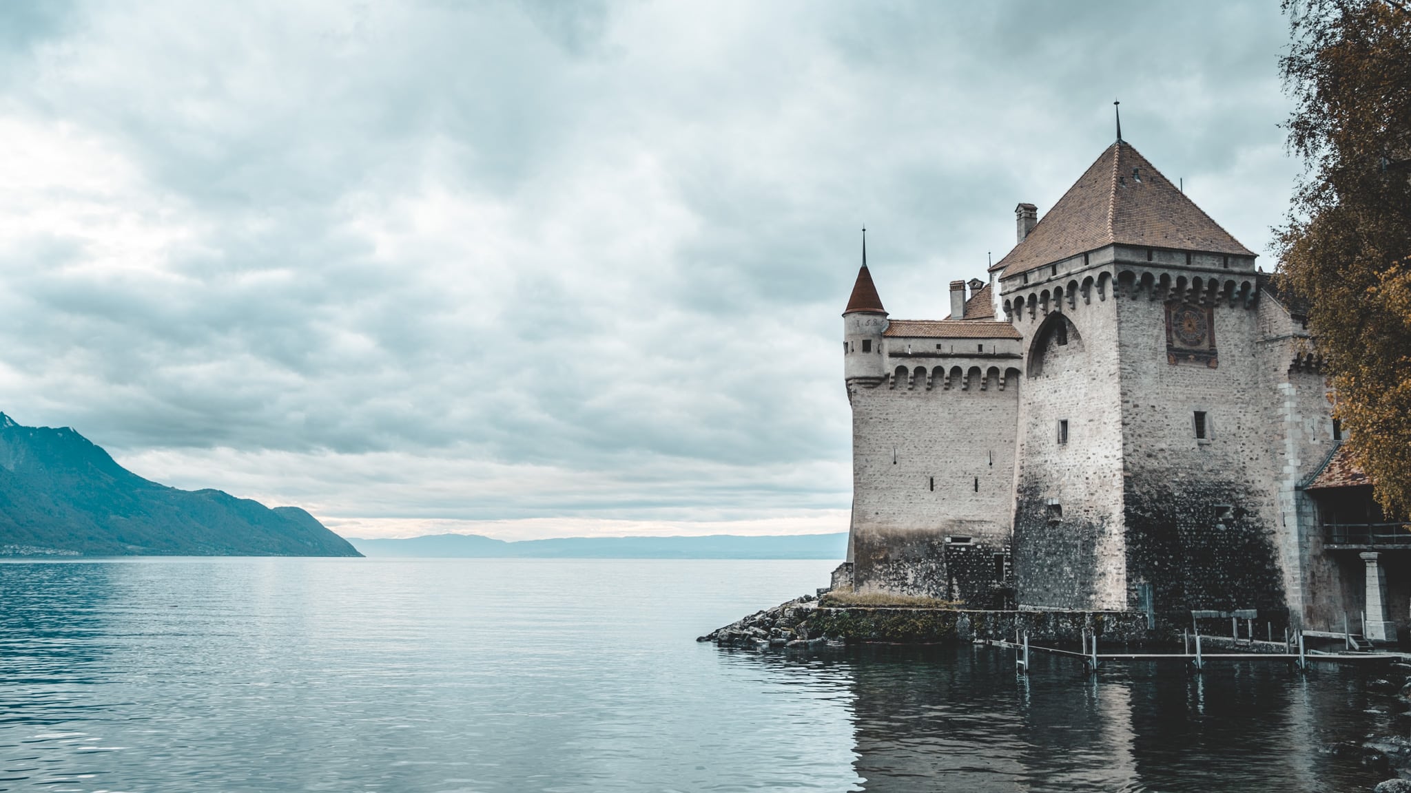 Chateau de Chillon, Montreux près de Lausanne