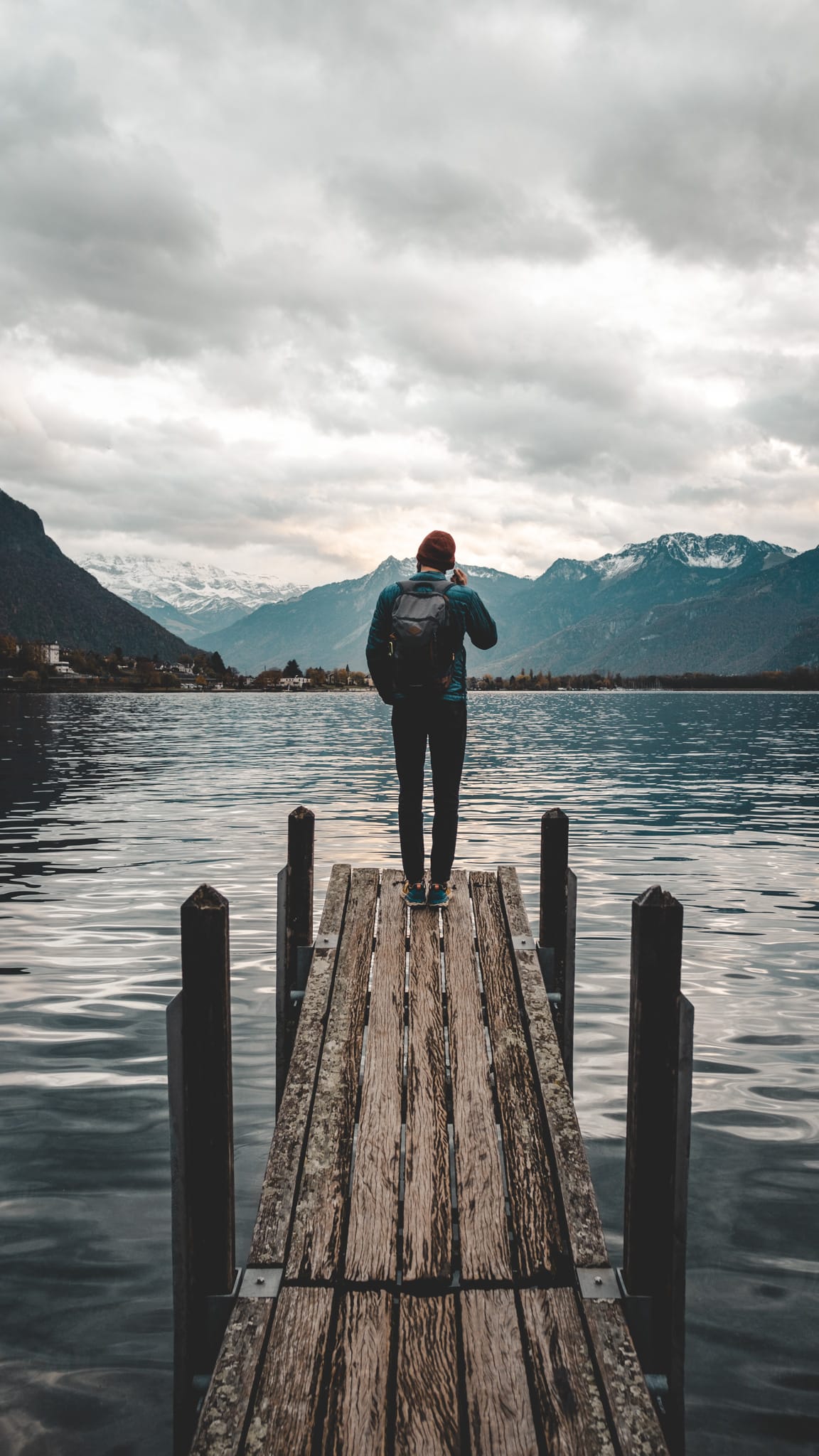 Sur les bords du Lac Léman côté Montreux