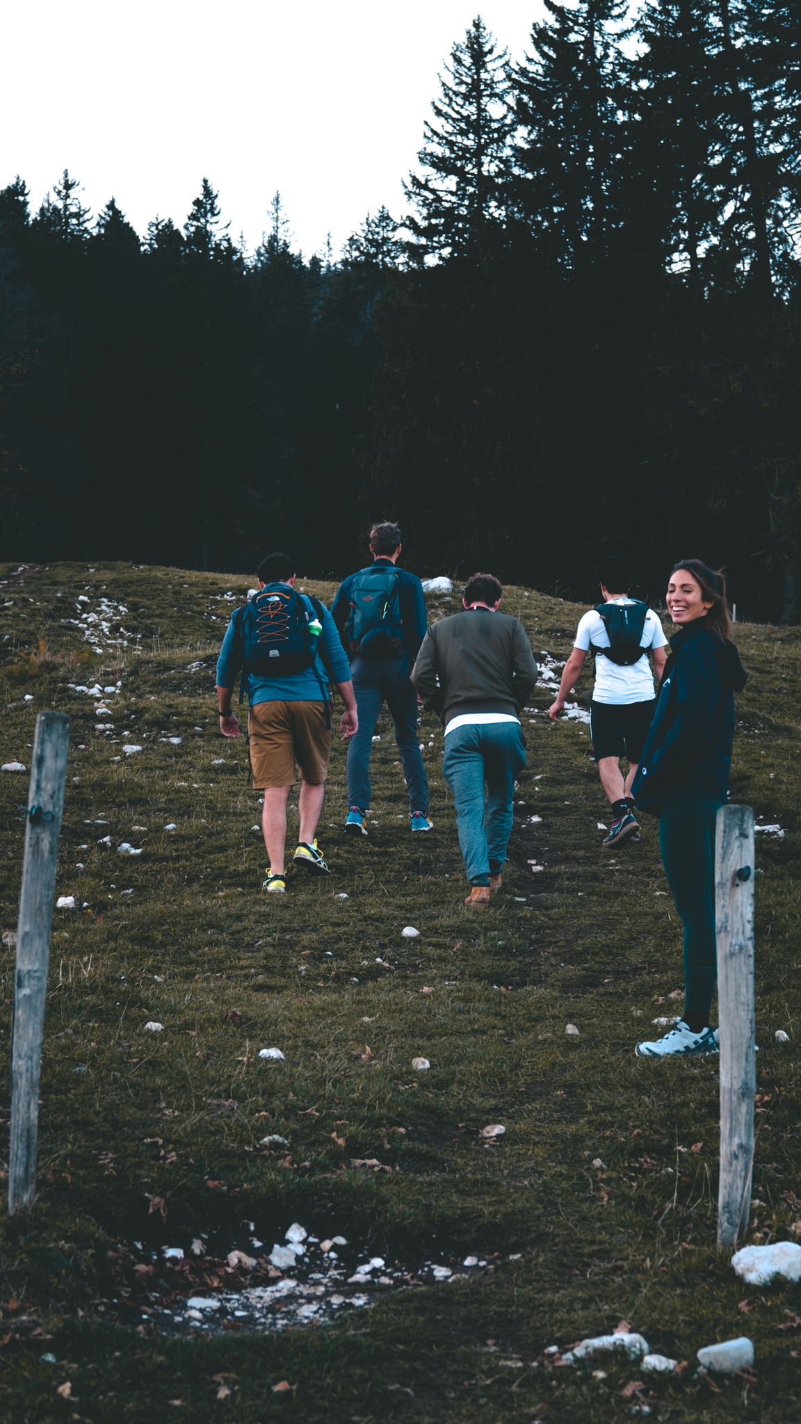 Les troupes grimpent motivées