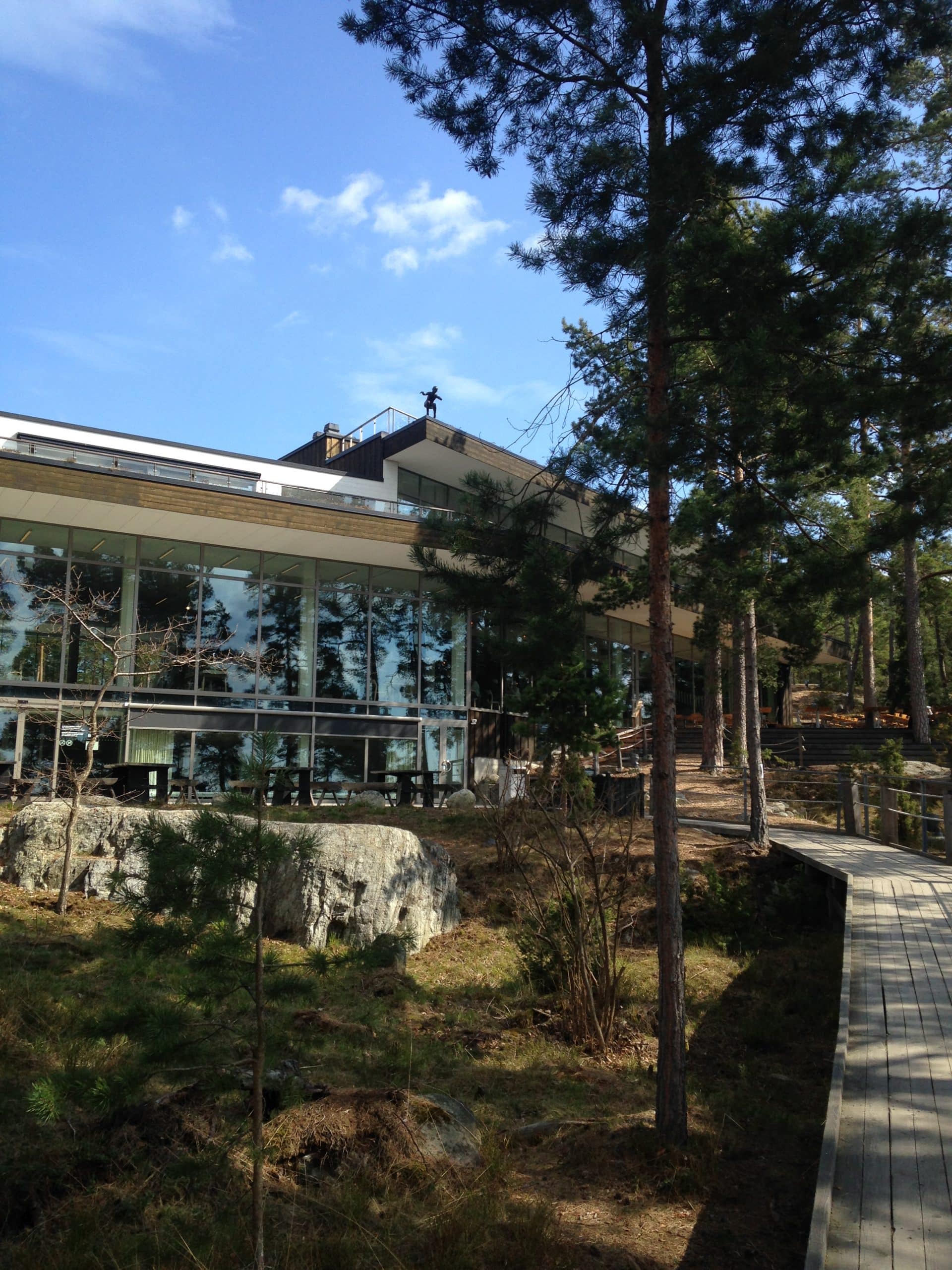 Extérieur du batiment d'Artipelag