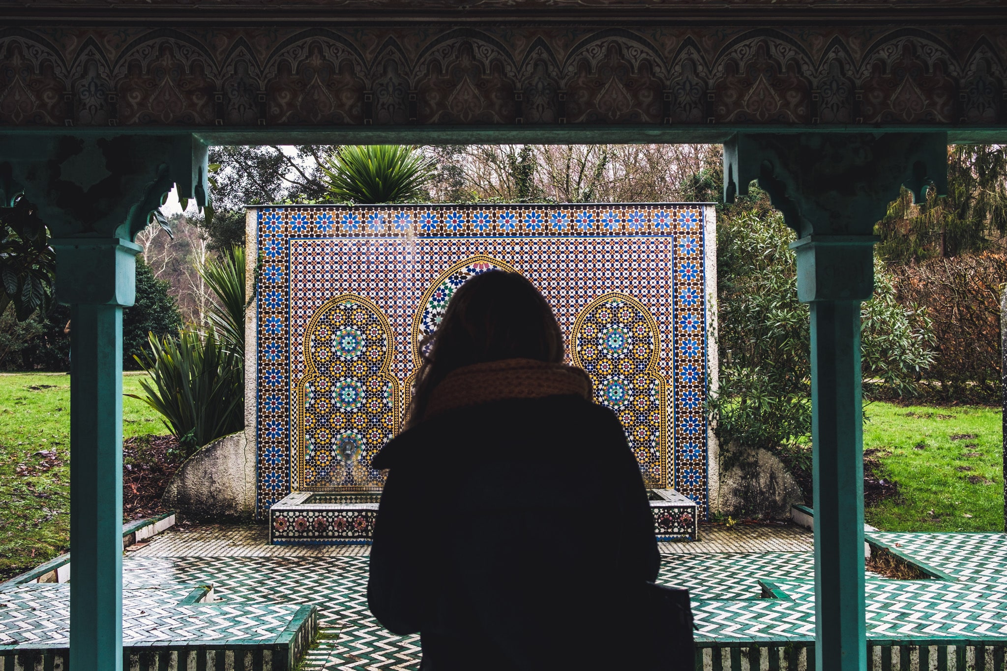 ambiance maroc au parc floral à Bordeaux