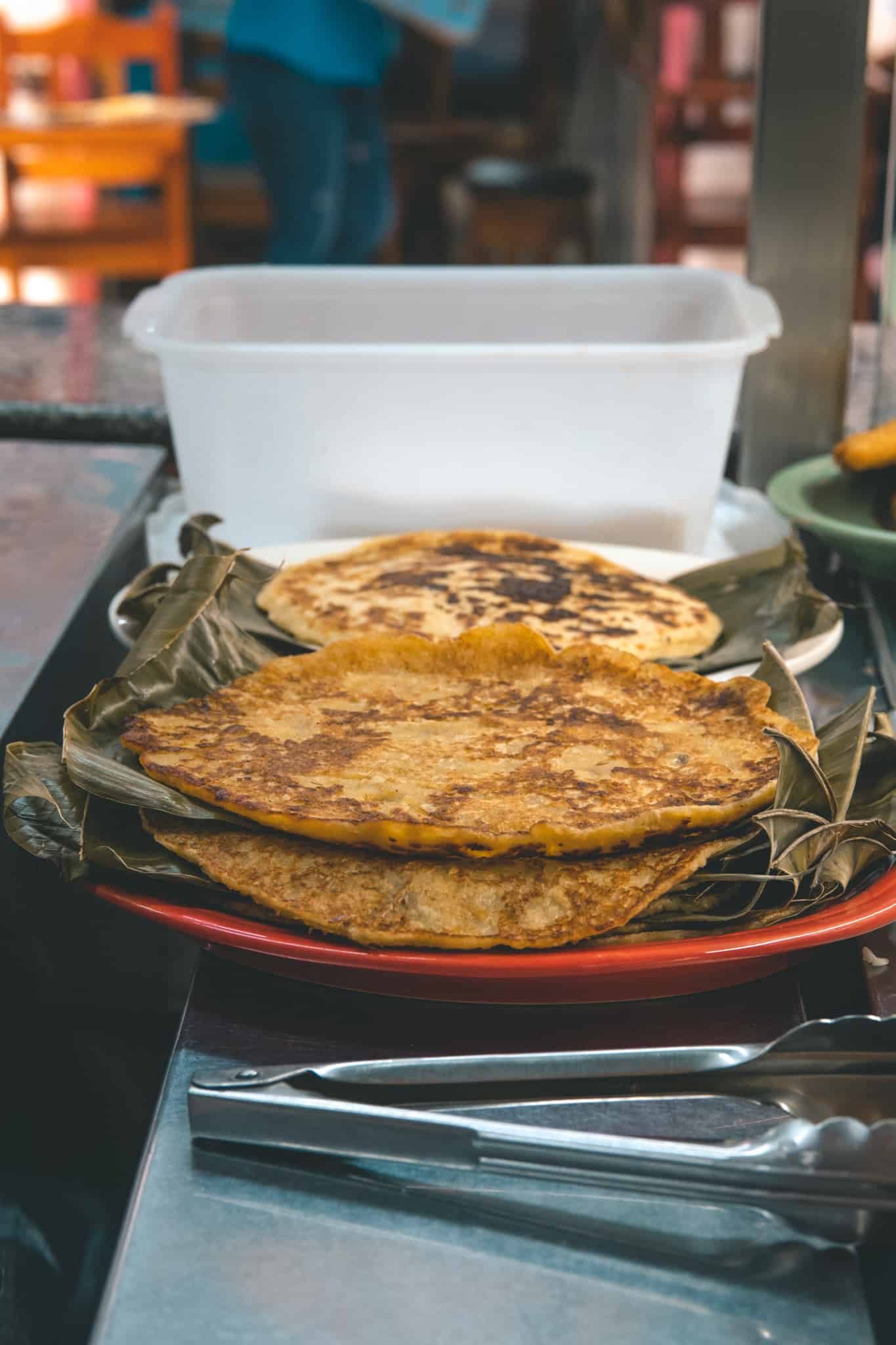 des tortillas de mais : à manger au mercado centrale de San José au Costa Rica