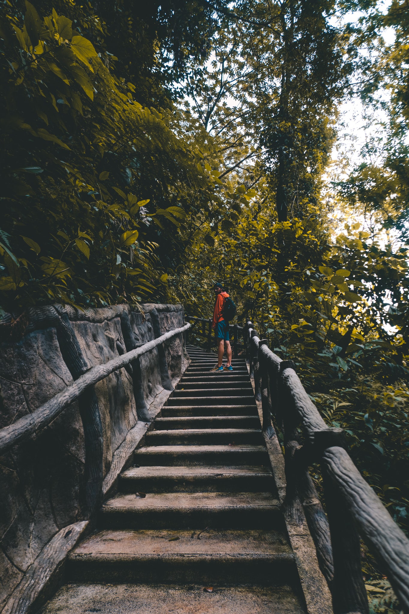 Les escaliers de la Fortuna