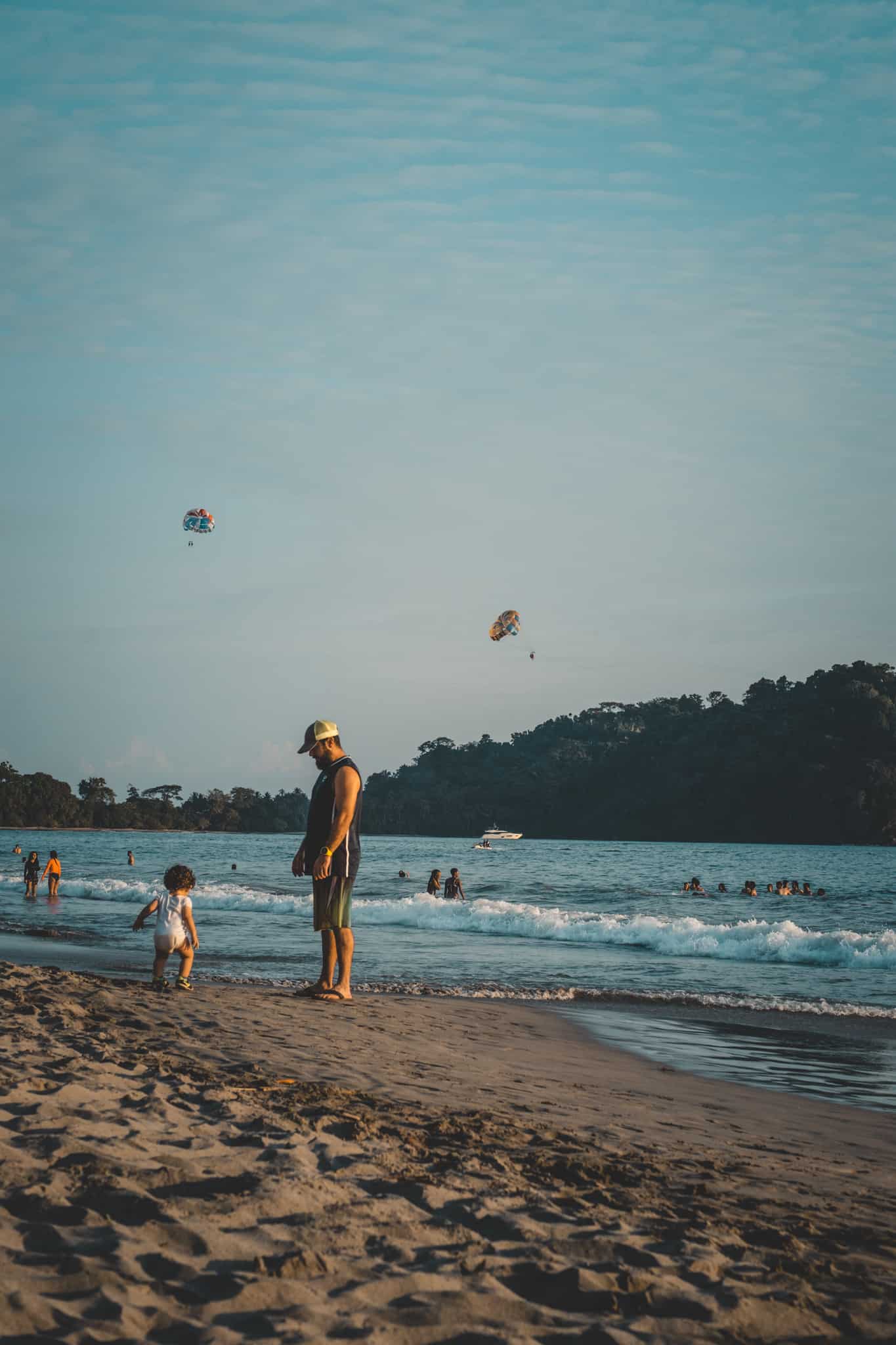 un peu de parasailing