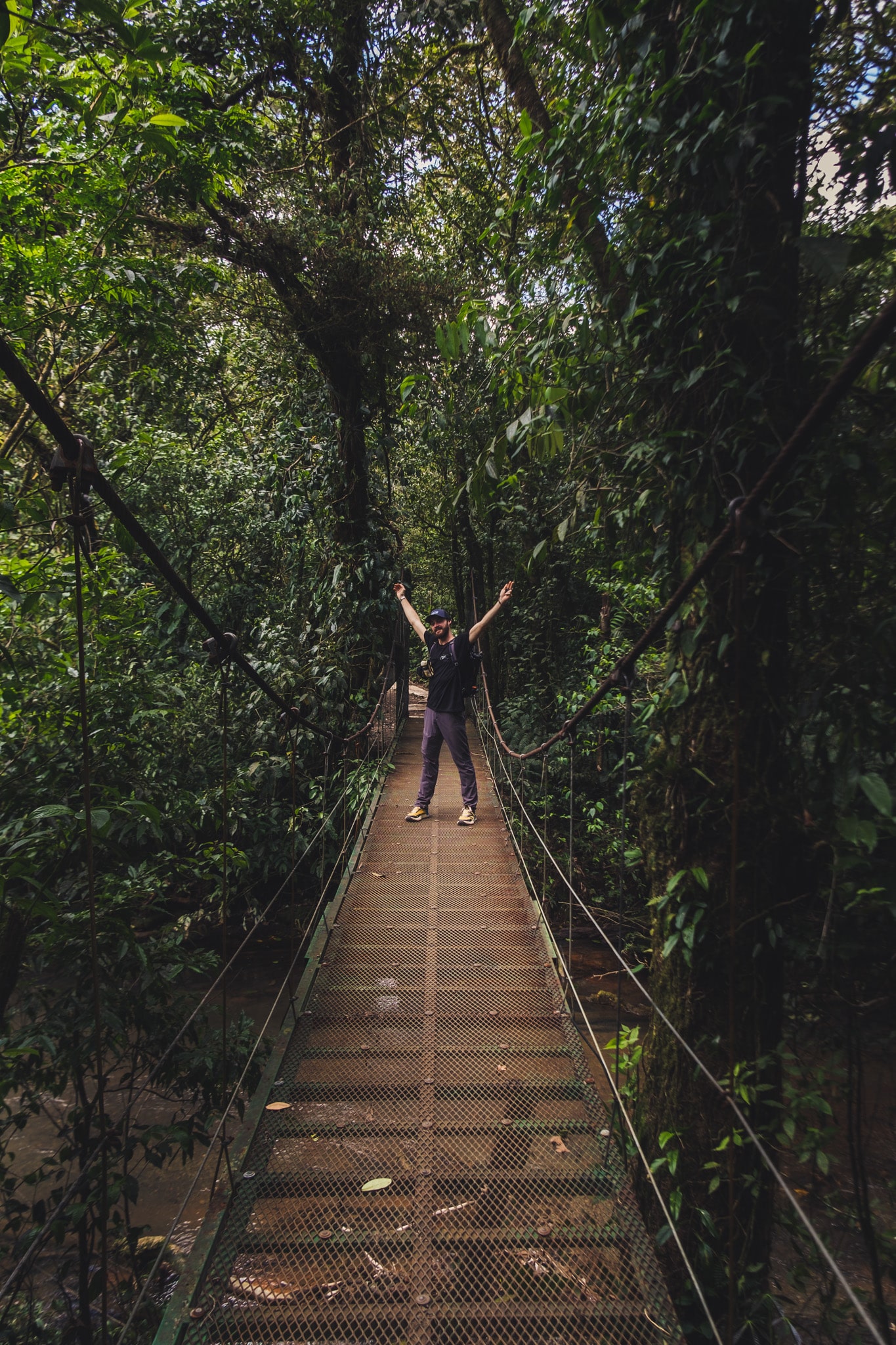 Pont suspendu du Rio Celeste