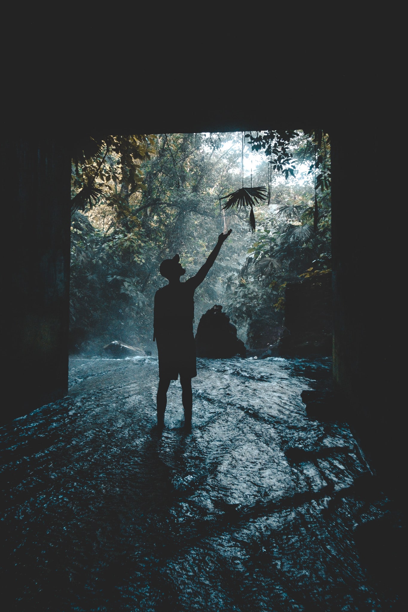 L'entrée par le tunel, La Fortuna, Costa Rica