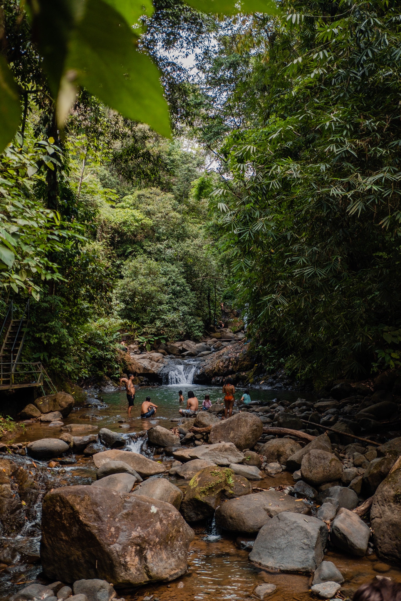 Le deuxième bassin, cascada verde, Uvita