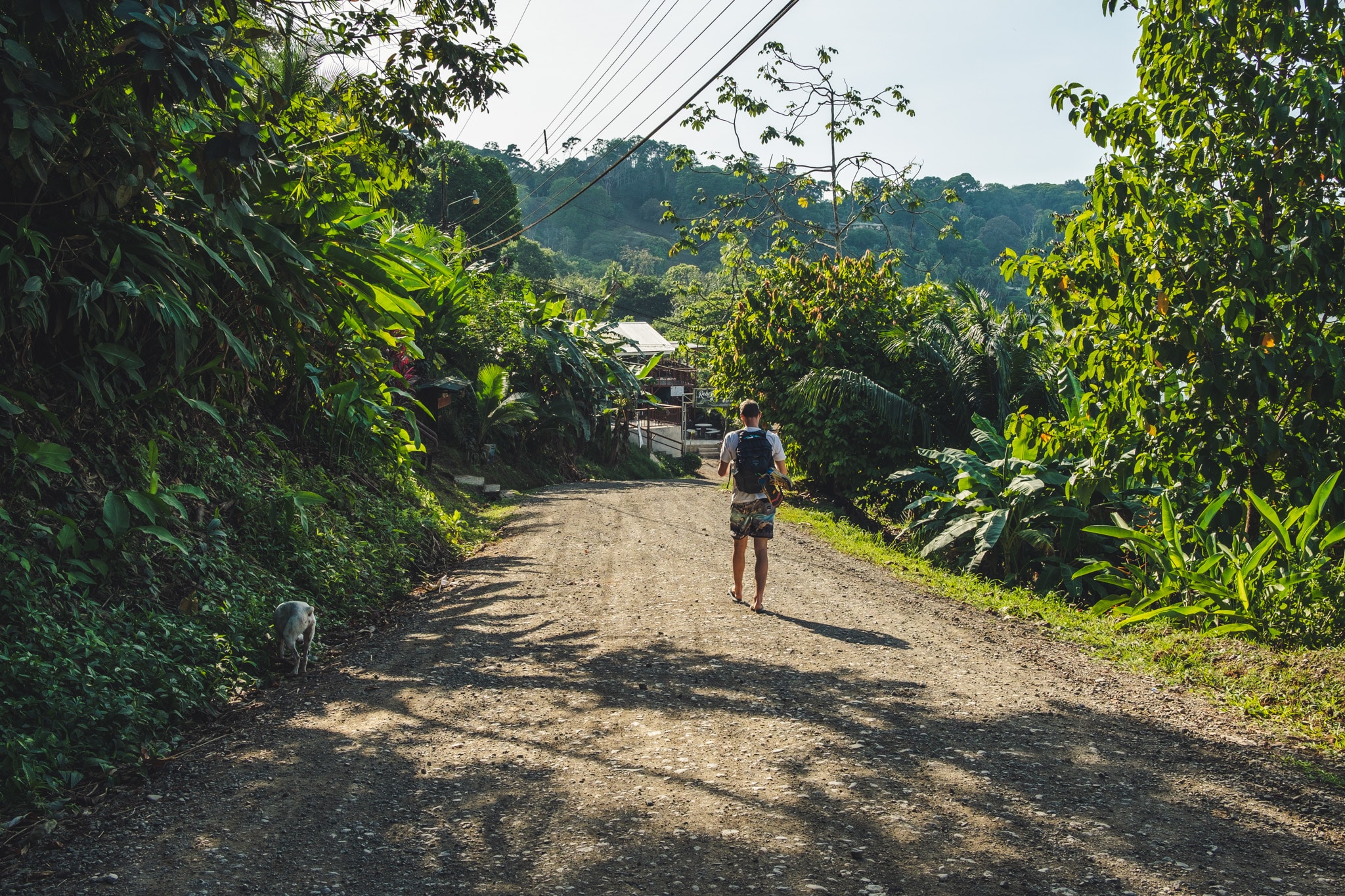 Mimi et (son ?) chien, Drake Bay, Corcovado