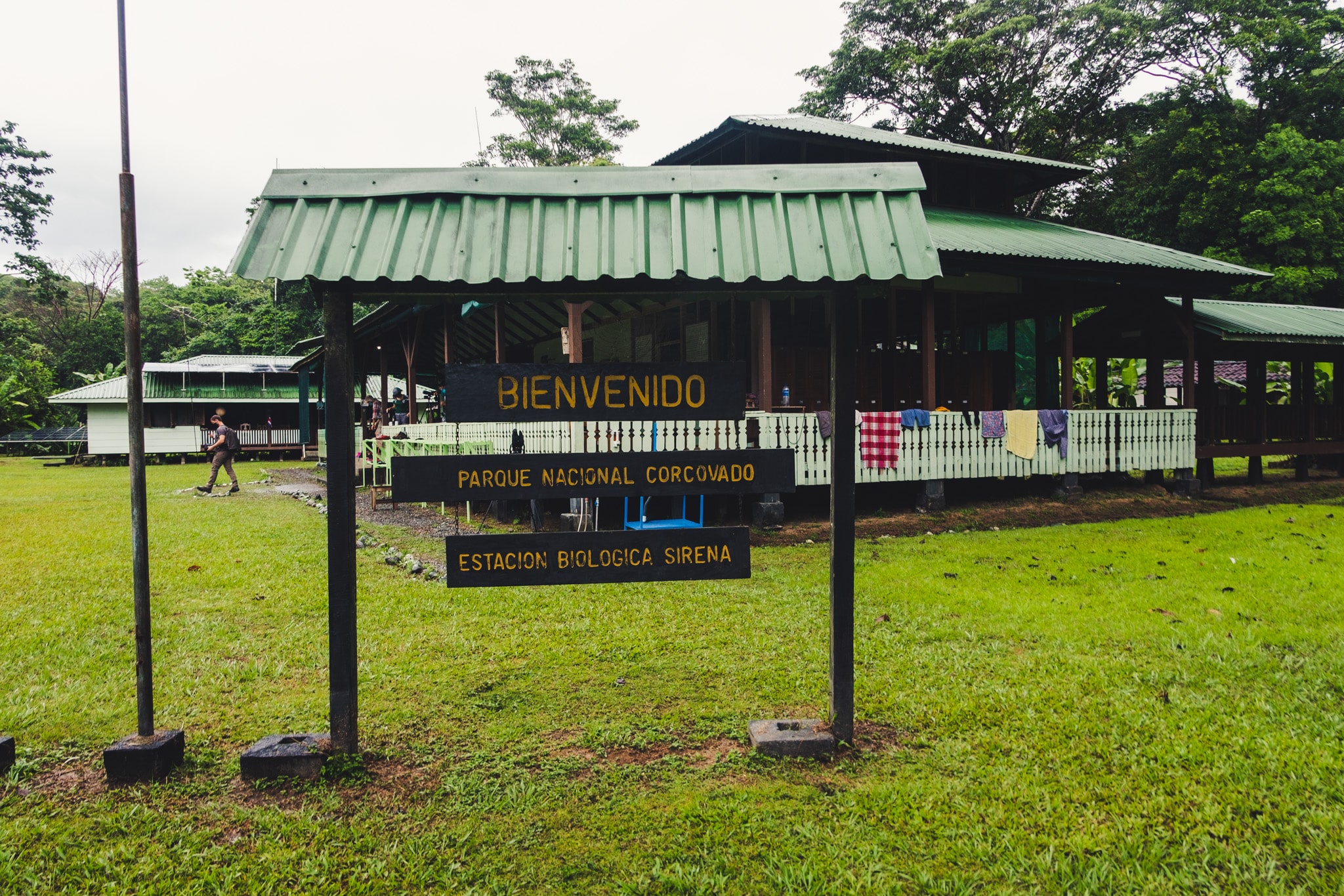 Pause à la ranger station la sirena au Corcovado