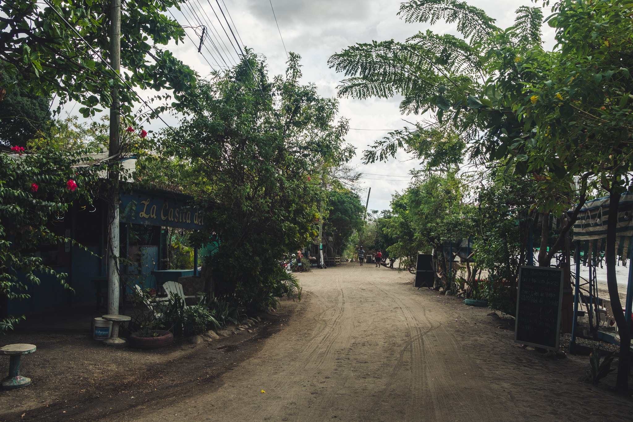 Sur la toute de la playa conchal