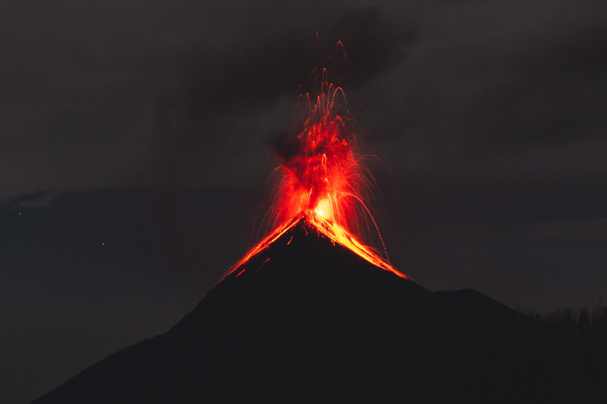 chaleur acatenango volcan