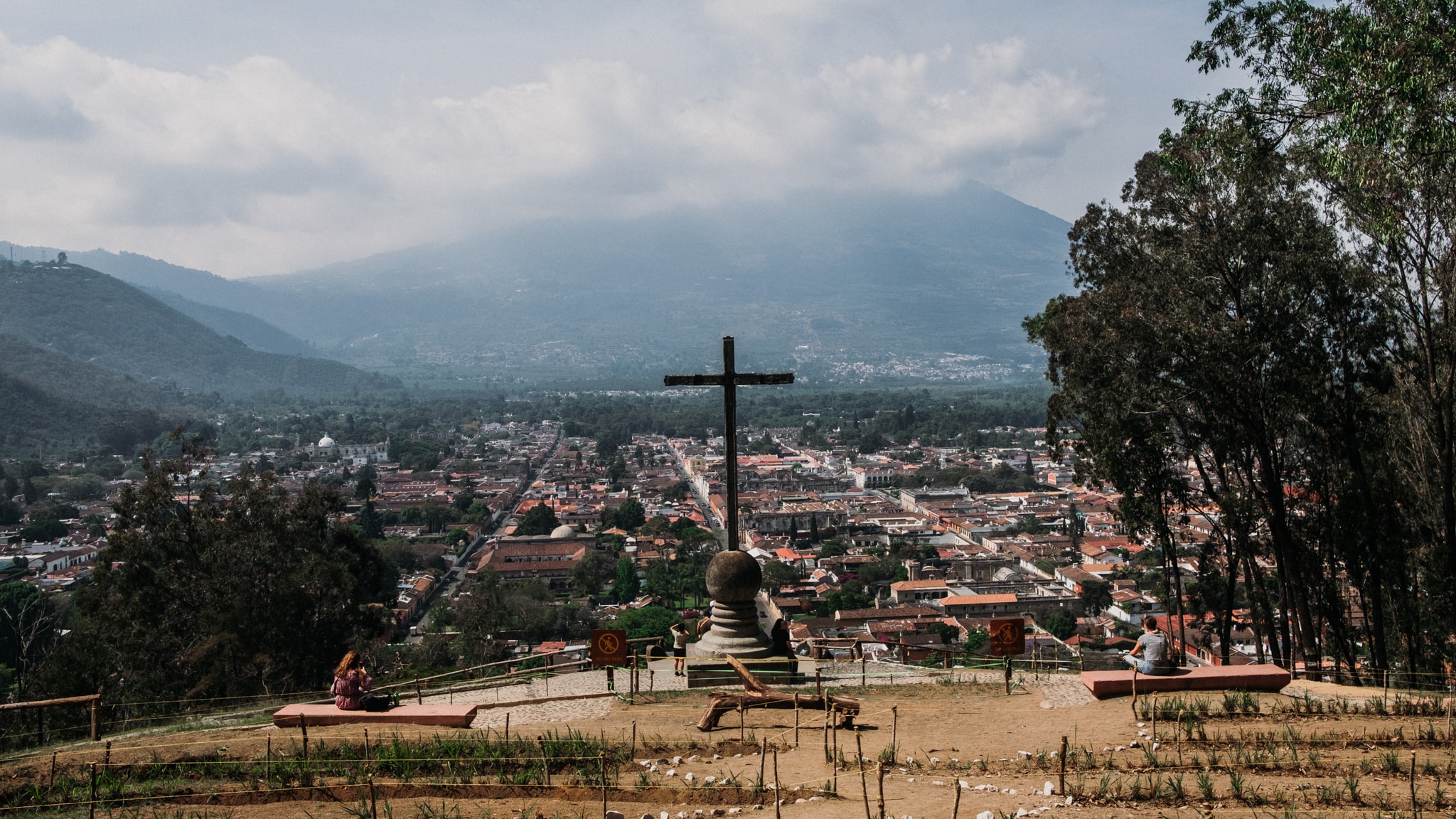 le plus beau panorama sur la ville d'Antigua au GUatemala