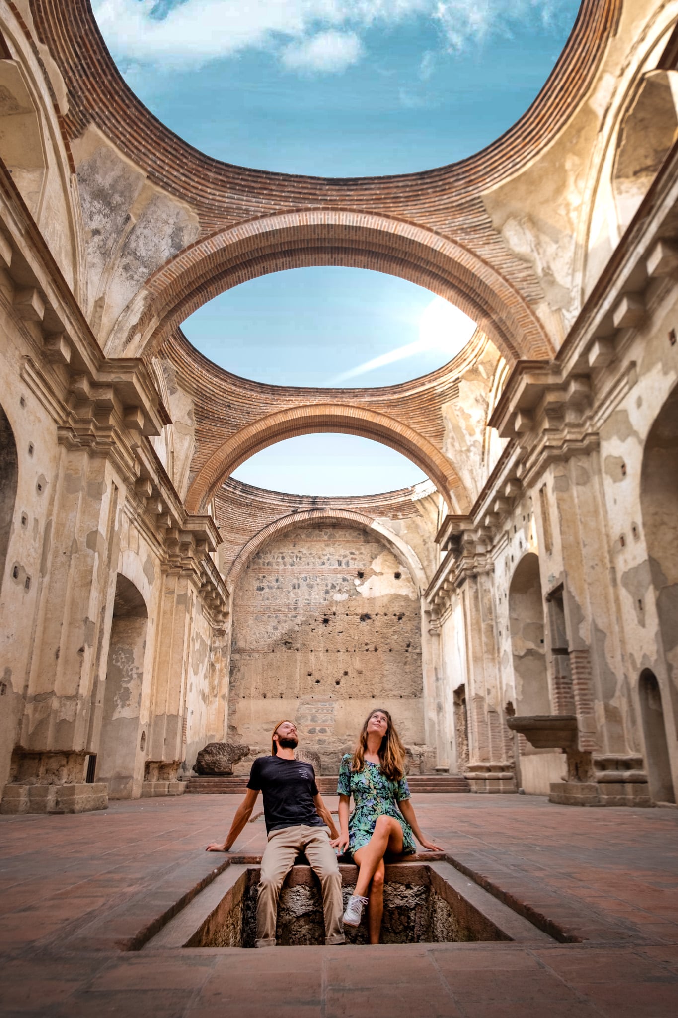 ruines de santa clara, à visiter quand on va à Antigua Guatemala