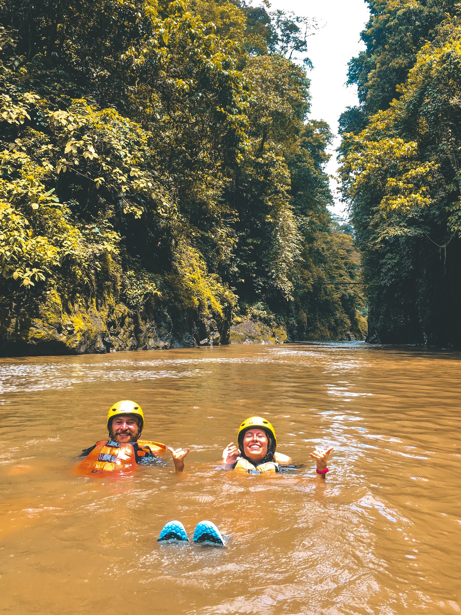 Canyoning au rio pacuare quelques minutes
