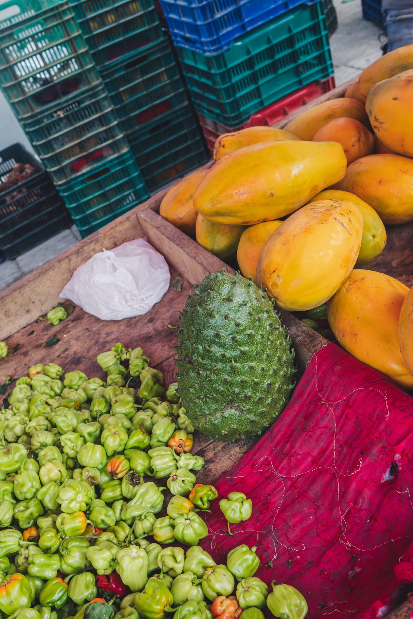 Guanabana au mercado