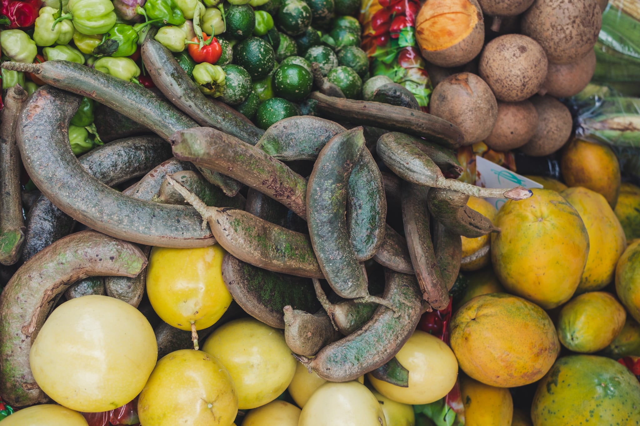 Guaba sur le marché