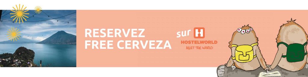 free cerveza atitlan bannière hostelworld
