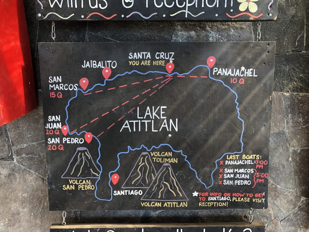 prix des bateaux à Atitlan