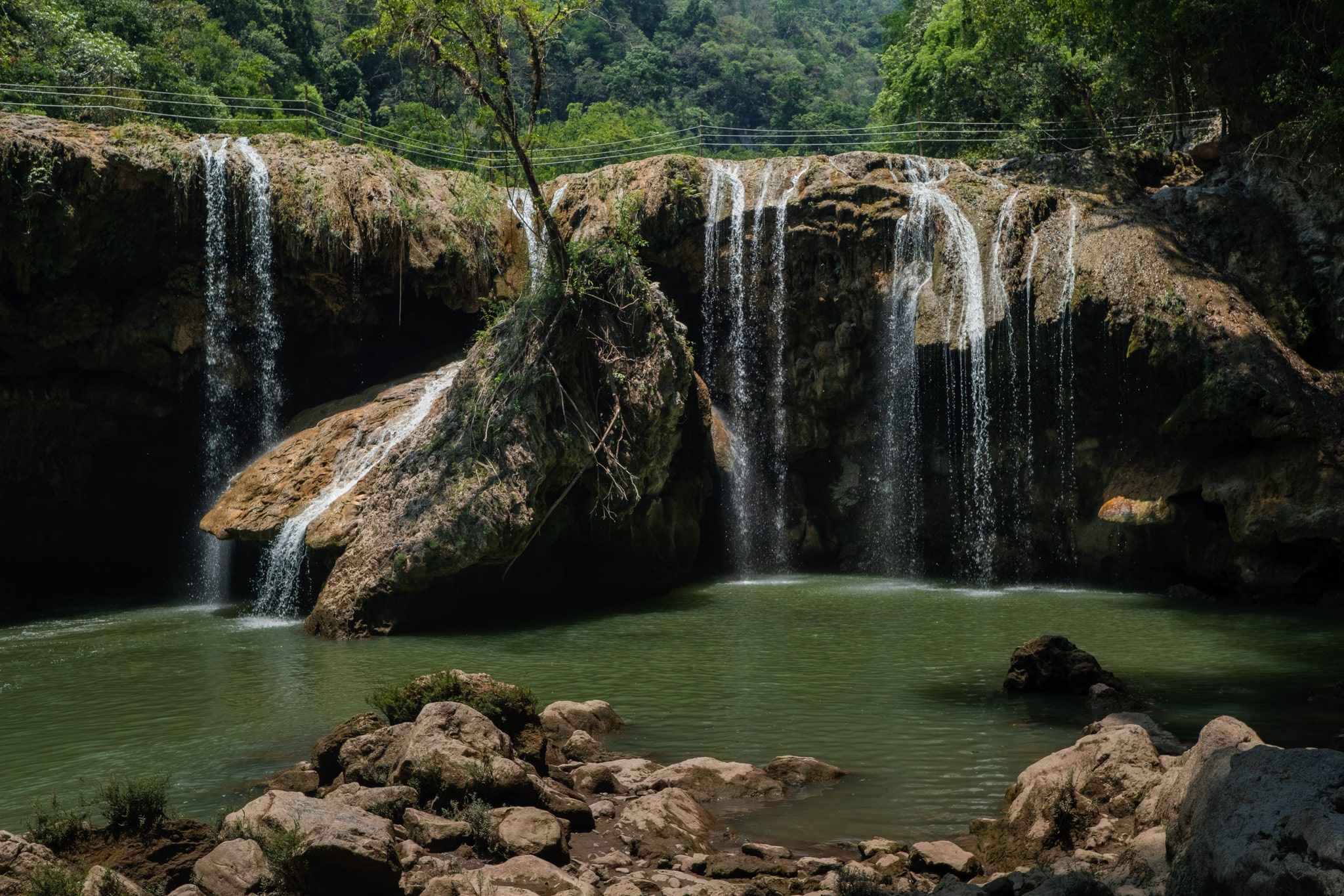 Les cascades de Semuc Champey au Guatemal