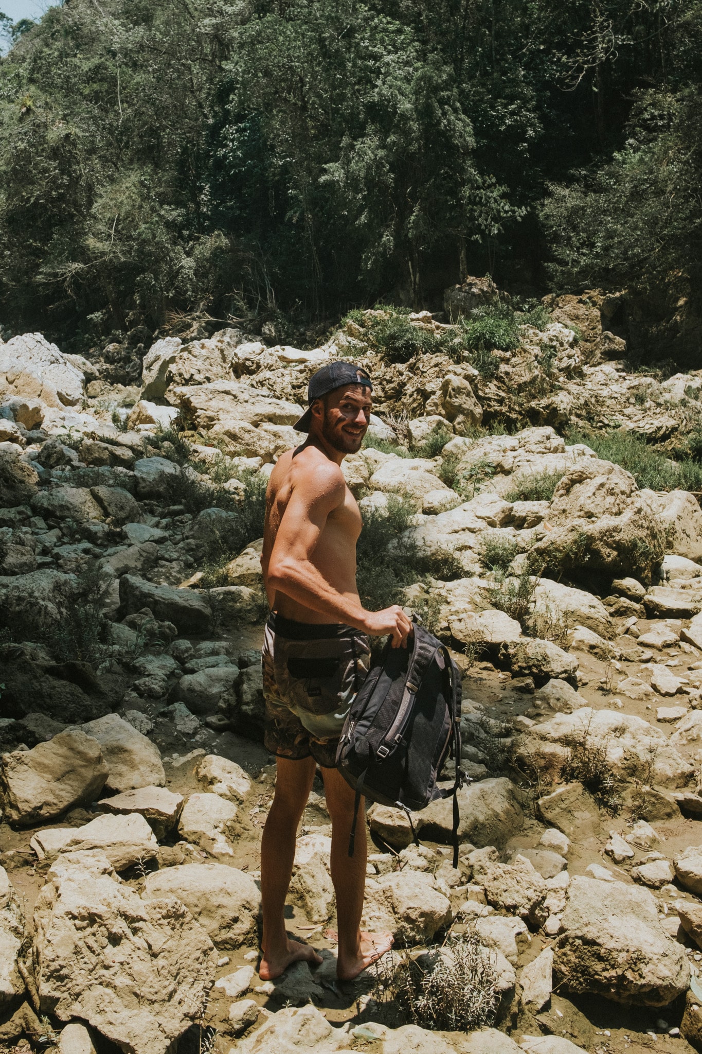 Peinture tribale pour visiter Semuc Champey