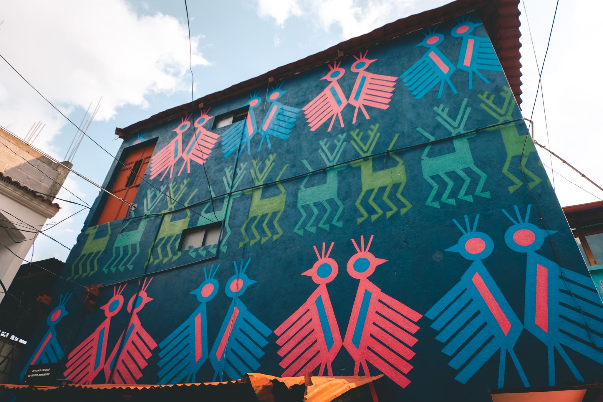 décoration murale à atitlan