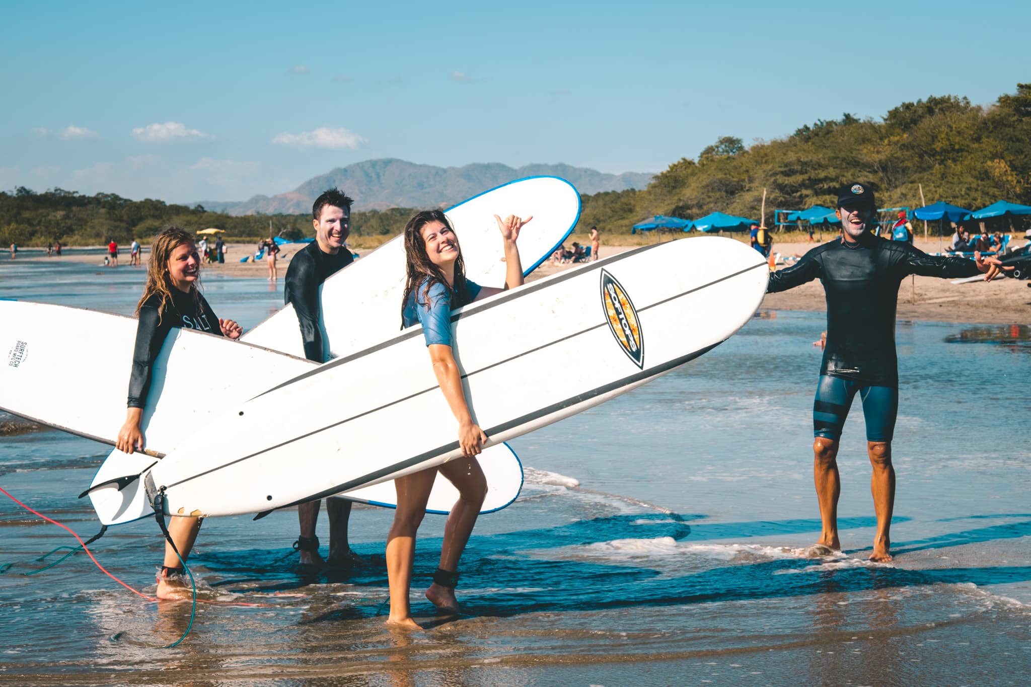 cours de surf à Tamarindo
