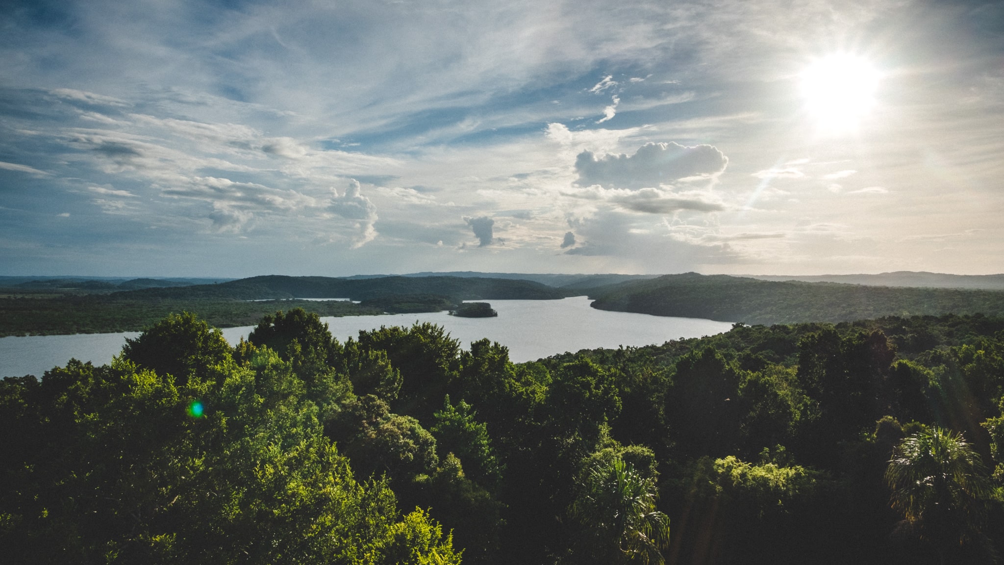 Yaxha : sur la lagune