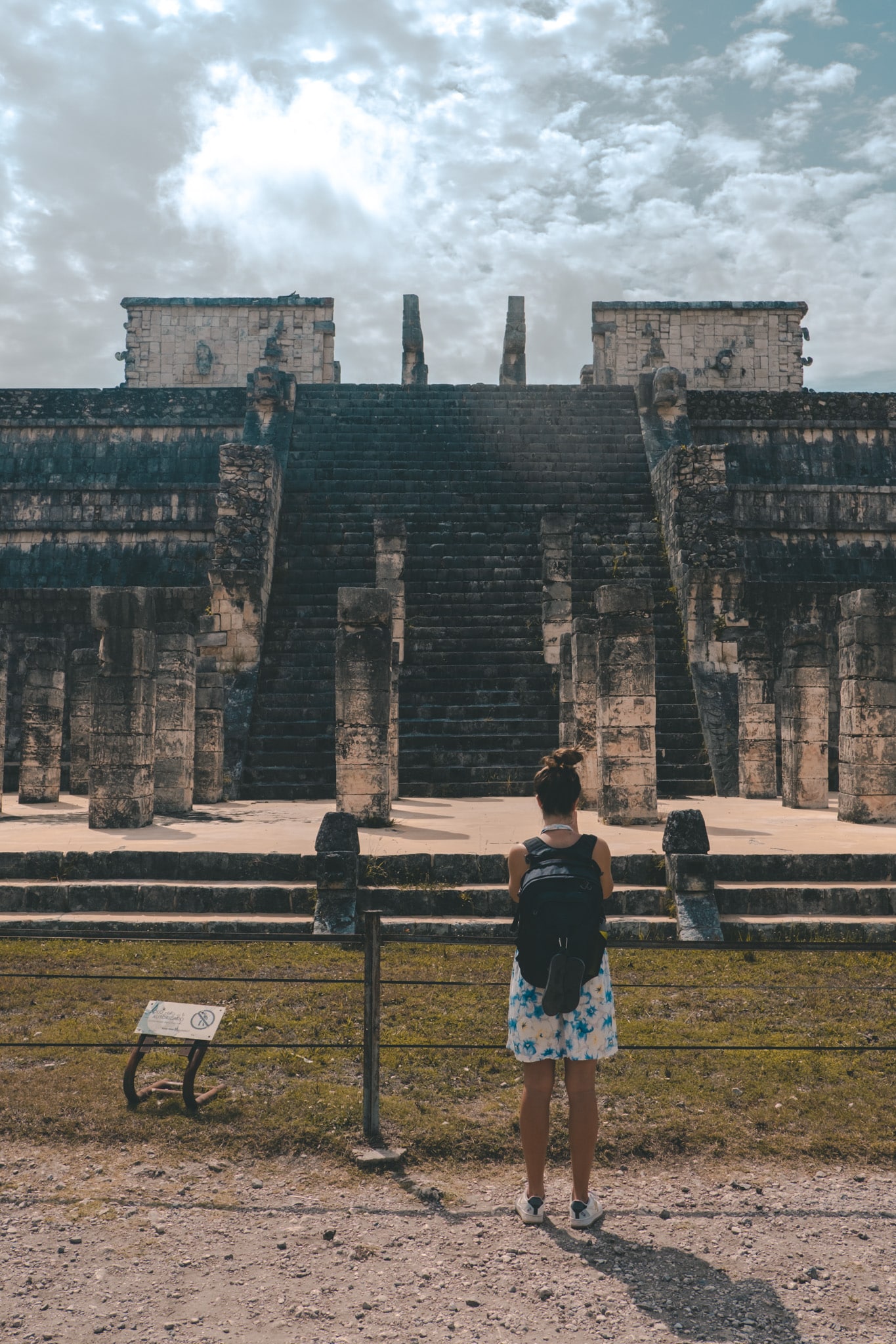 colonnes de chichen itza