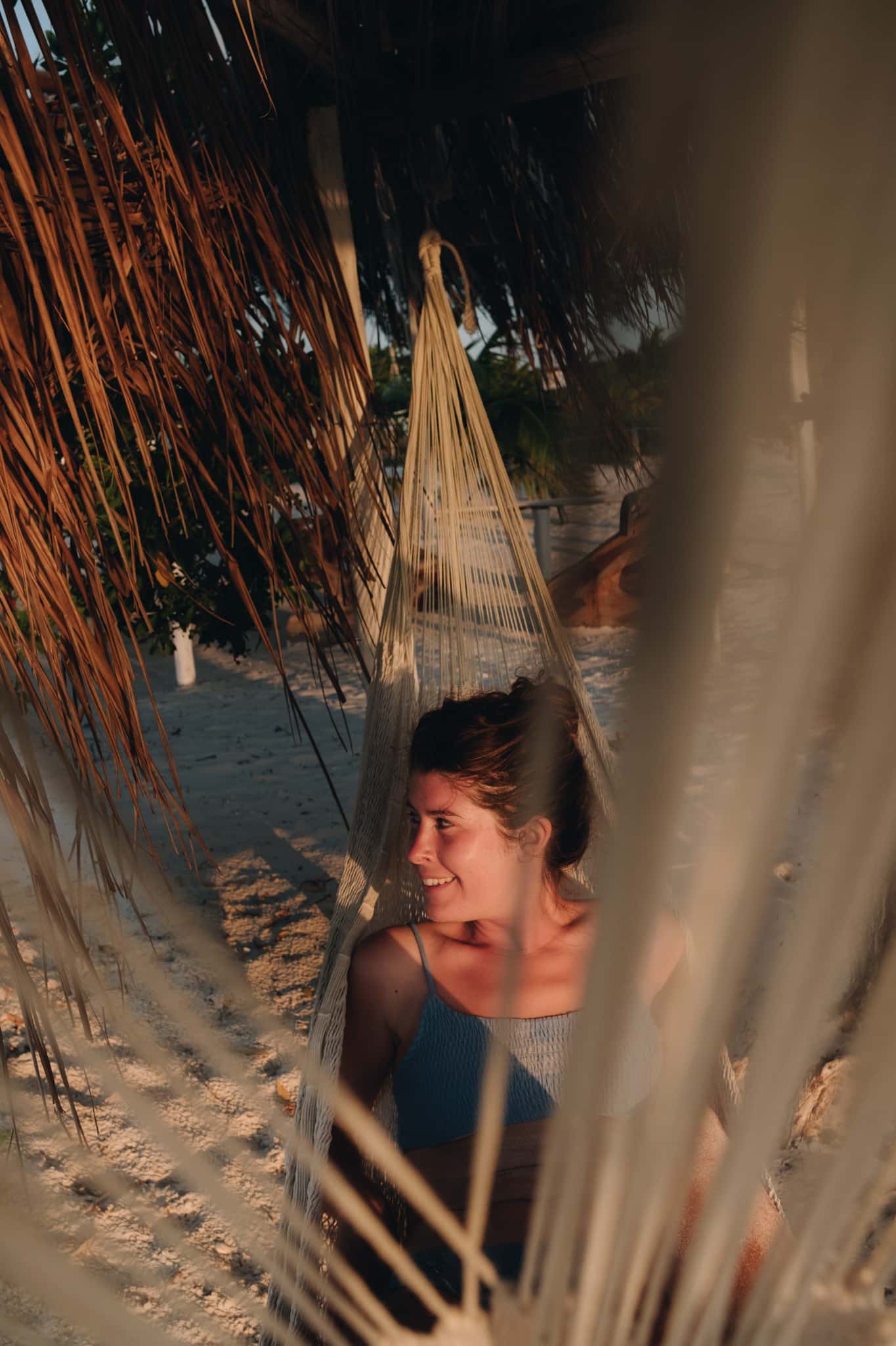 Mimi contente sur son hamac gratuit